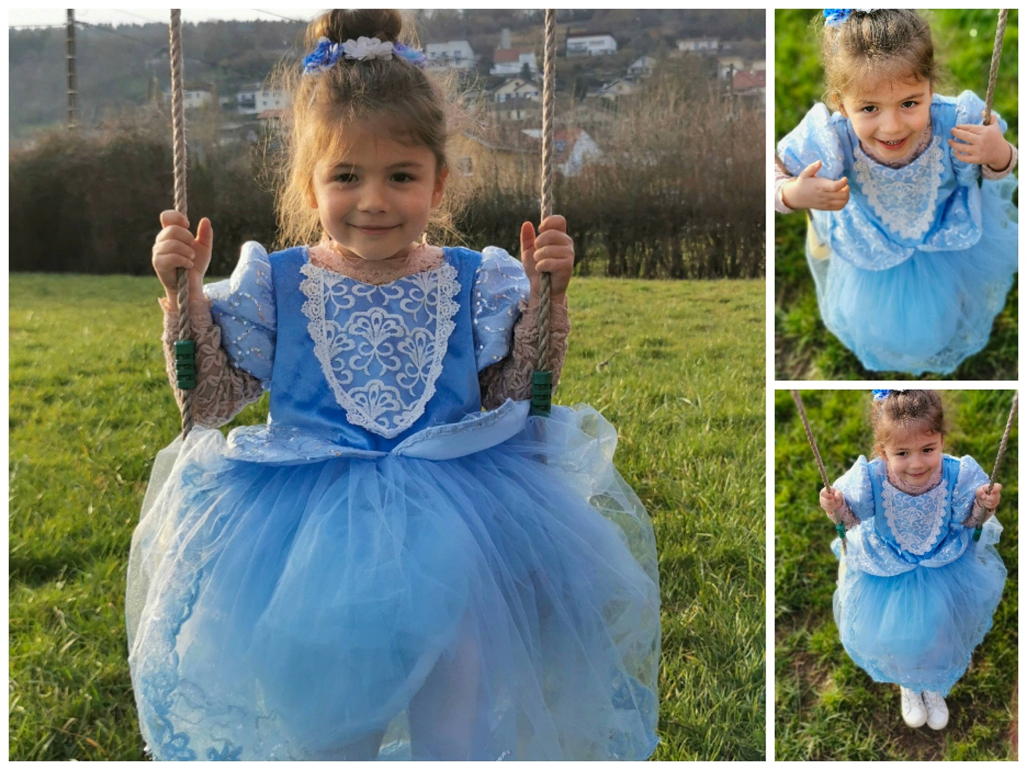 Angelina a rejoint le concours — aidez-le/la à gagner de superbes lots ! arm, azure, blue, clothing, dress, eye, face, facial_expression, fashion, green, happy, head, joy, nature, outerwear, person, photograph, plant, purple, sleeve