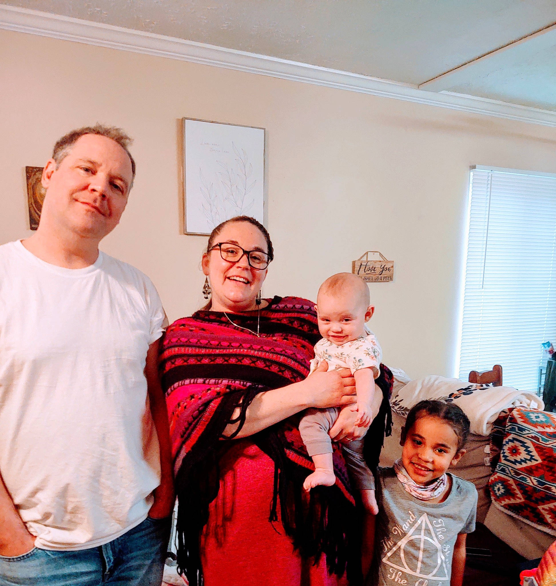 Camille joined the competition — help win amazing prizes! baby, ceremony, child, clothing, comfort, couch, event, family_pictures, family_taking_photos_together, fun, happy, houseplant, joy, person, room, sitting, skin, smile, t_shirt, toddler