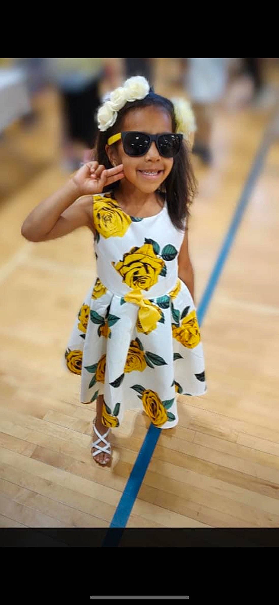 Aleah joined the competition — help win amazing prizes! baby_toddler_clothing, electric_blue, eyewear, fashion_design, fun, glasses, goggles, happy, joy, mammal, outerwear, person, shoulder, sleeve, smile, sportswear, sunglasses, t_shirt, thigh, vertebrate