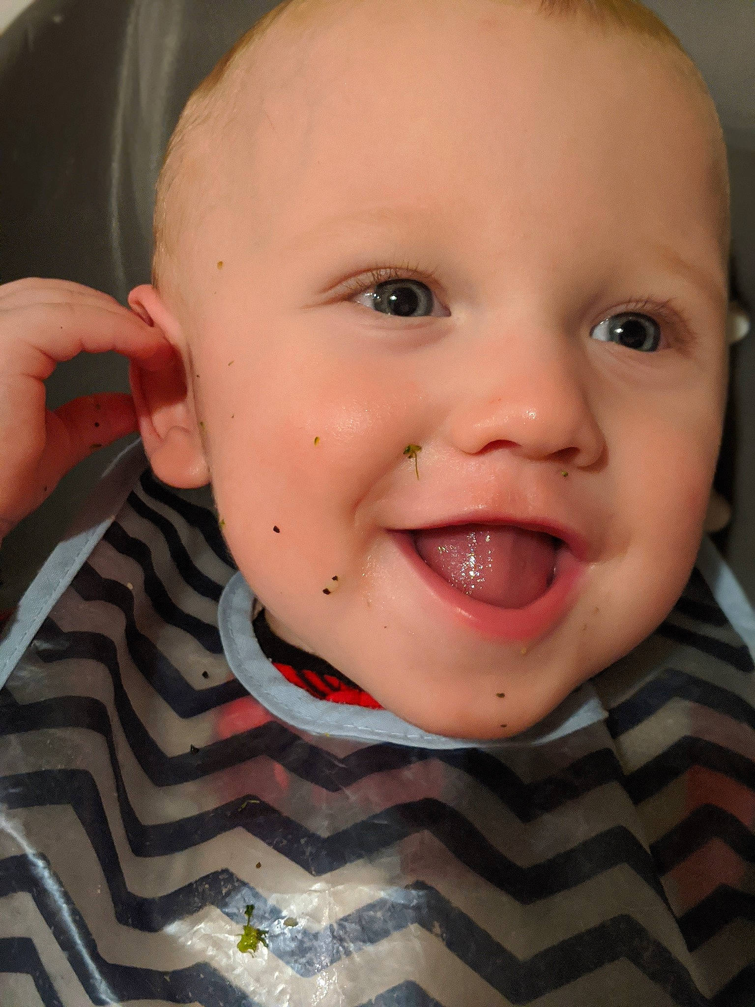 Graham joined the competition — help win amazing prizes! baby, baby_making_funny_faces, cheek, child, chin, eye, eyebrow, face, facial_expression, forehead, head, lip, mouth, nose, organ, person, skin, smile, toddler, tongue