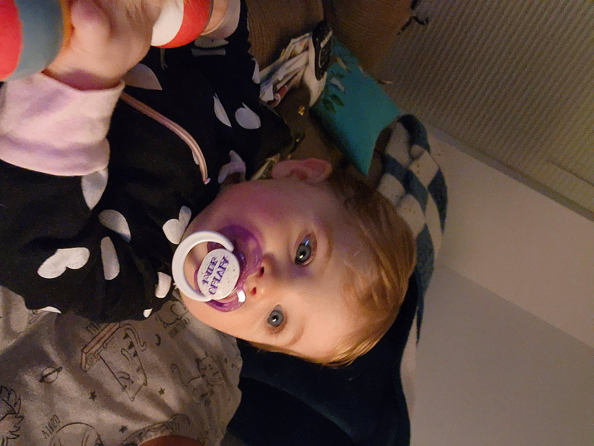 Olivia is registered to the contest to win money with this photo: baby, baby_toddler_clothing, cheek, child, ear, event, eyebrow, eyelash, eyewear, fun, hat, iris, jaw, mouth, nose, person, personal_protective_equipment, toddler