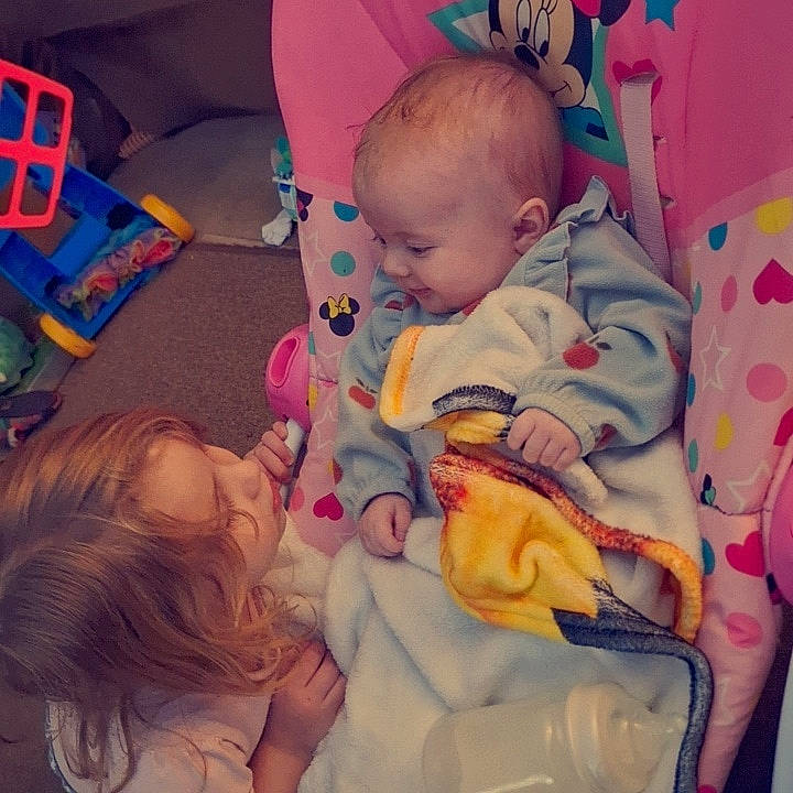 Elizabeth Anne is registered to the contest to win money with this photo: baby, baby_sleeping, baby_toddler_clothing, cheek, child, cloud, comfort, ear, finger, fun, happy, head, human_body, lap, mouth, person, play, sitting, skin, sky