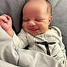 Jhire joined the competition — help win amazing prizes! baby, bed, blanket, child, clothing, cozy, cute, face, hand, indoors, infant, newborn, onesie, peaceful, portrait, relaxation, resting, sleeping, smiling, soft