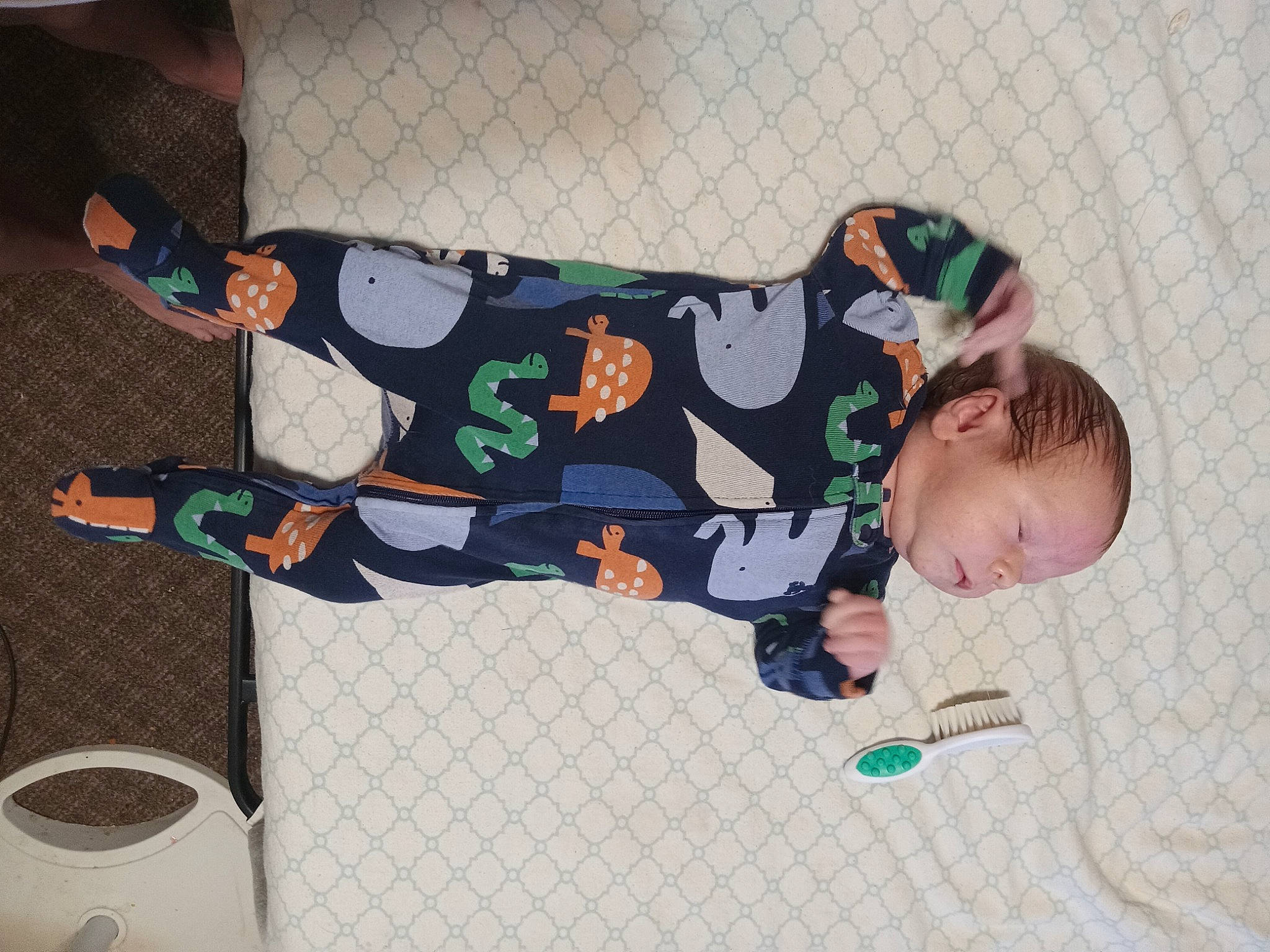 Aydan joined the competition — help win amazing prizes! baby, baby_products, baby_toddler_clothing, baby_toys, child, comfort, lap, linens, pattern, person, product, room, sleeve, sock, textile, toddler