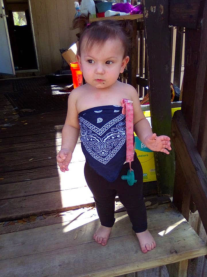 Adriana joined the competition — help win amazing prizes! baby_toddler_clothing, child, electric_blue, floor, flooring, fun, happy, human_leg, leisure, magenta, pattern, person, pink, purple, sleeve, standing, t_shirt, toddler, trunk, waist