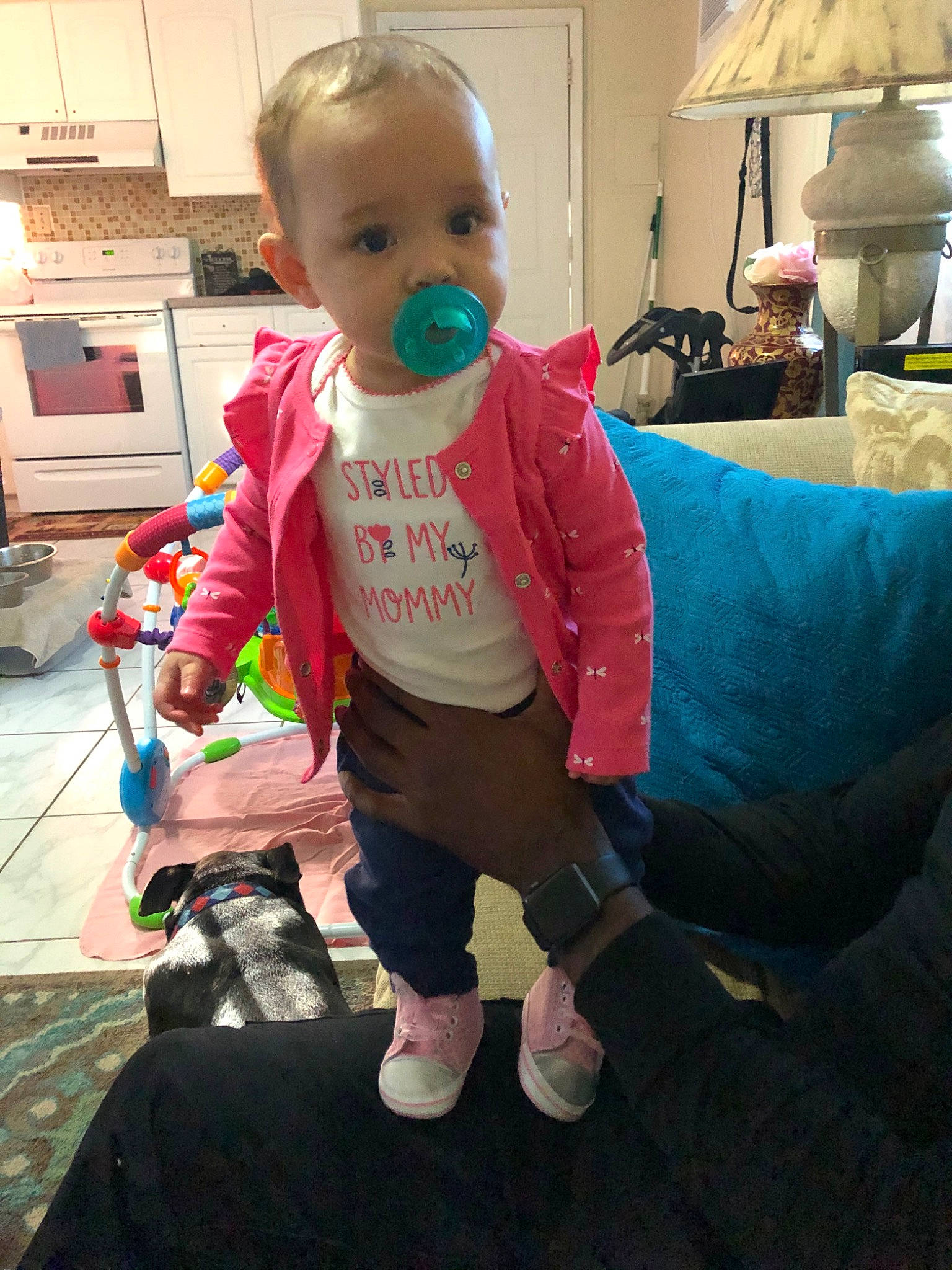 Soraya is registered to the contest to win money with this photo: baby, child, outerwear, person, toddler