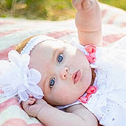 Kennadi joined the competition — help win amazing prizes! baby, baby_products, cheek, child, ear, fashion_accessory, hair_accessory, headband, headgear, lip, photograph, photography, pink, portrait_photography, product, skin, smile, toddler