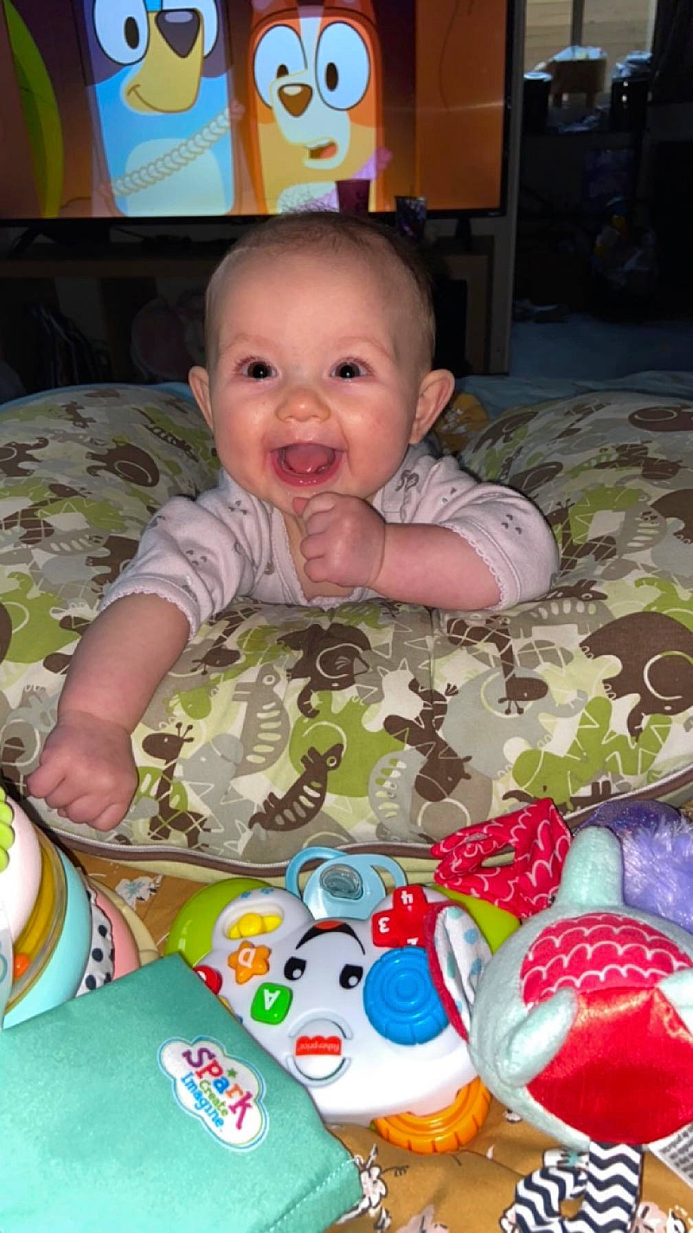 Ila joined the competition — help win amazing prizes! baby, baby_toddler_clothing, cheek, child, eye, facial_expression, fun, hairstyle, happy, head, human_body, iris, mouth, organ, people, person, sitting, skin, smile, textile