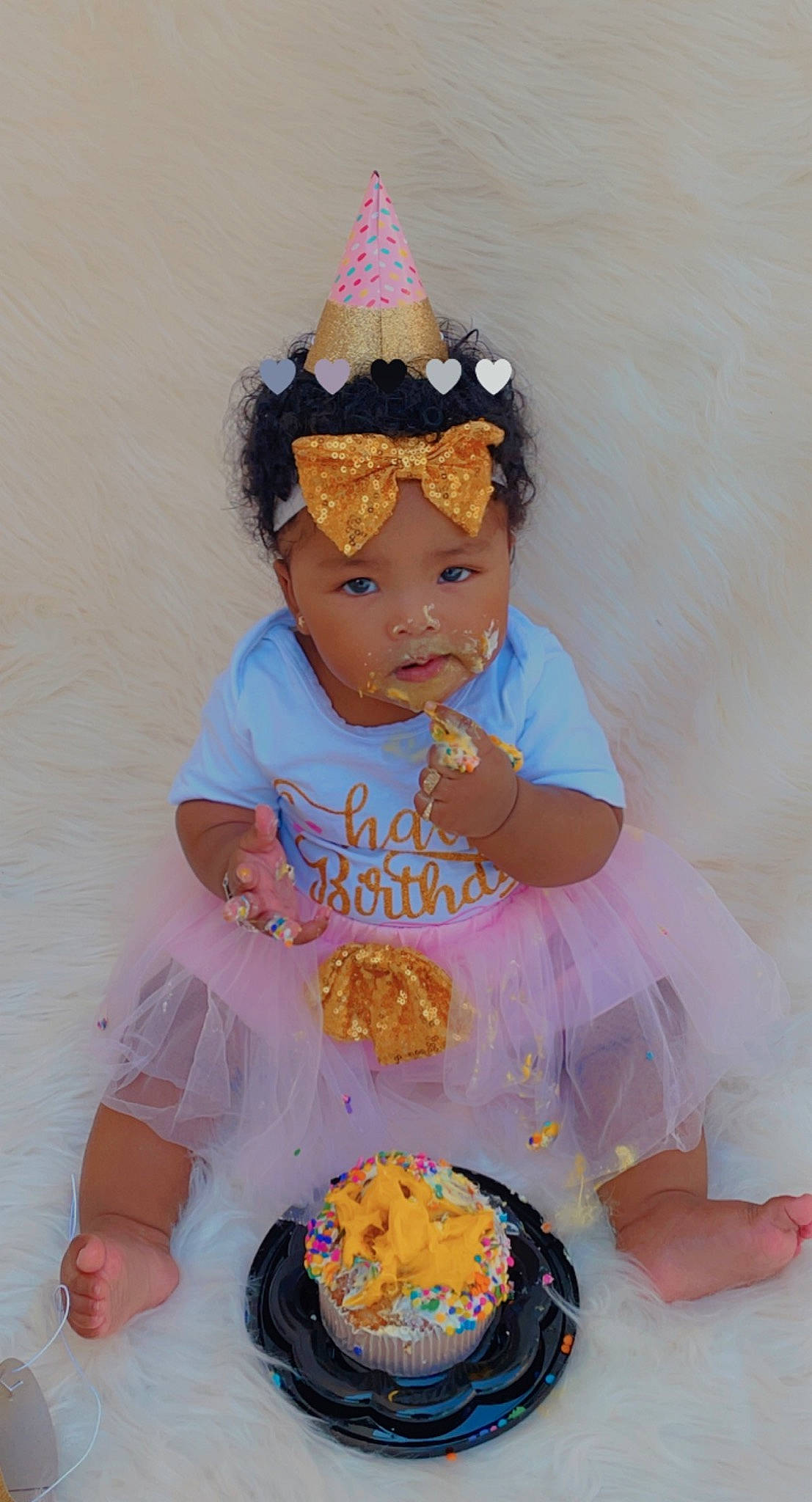 Kylah joined the competition — help win amazing prizes! baby_toddler_clothing, birthday, birthday_cake, cake, cake_decorating, cake_decorating_supply, child, costume_hat, cuisine, event, food, happy, headpiece, icing, party_supply, person, pink, sugar_cake, sugar_paste, toddler