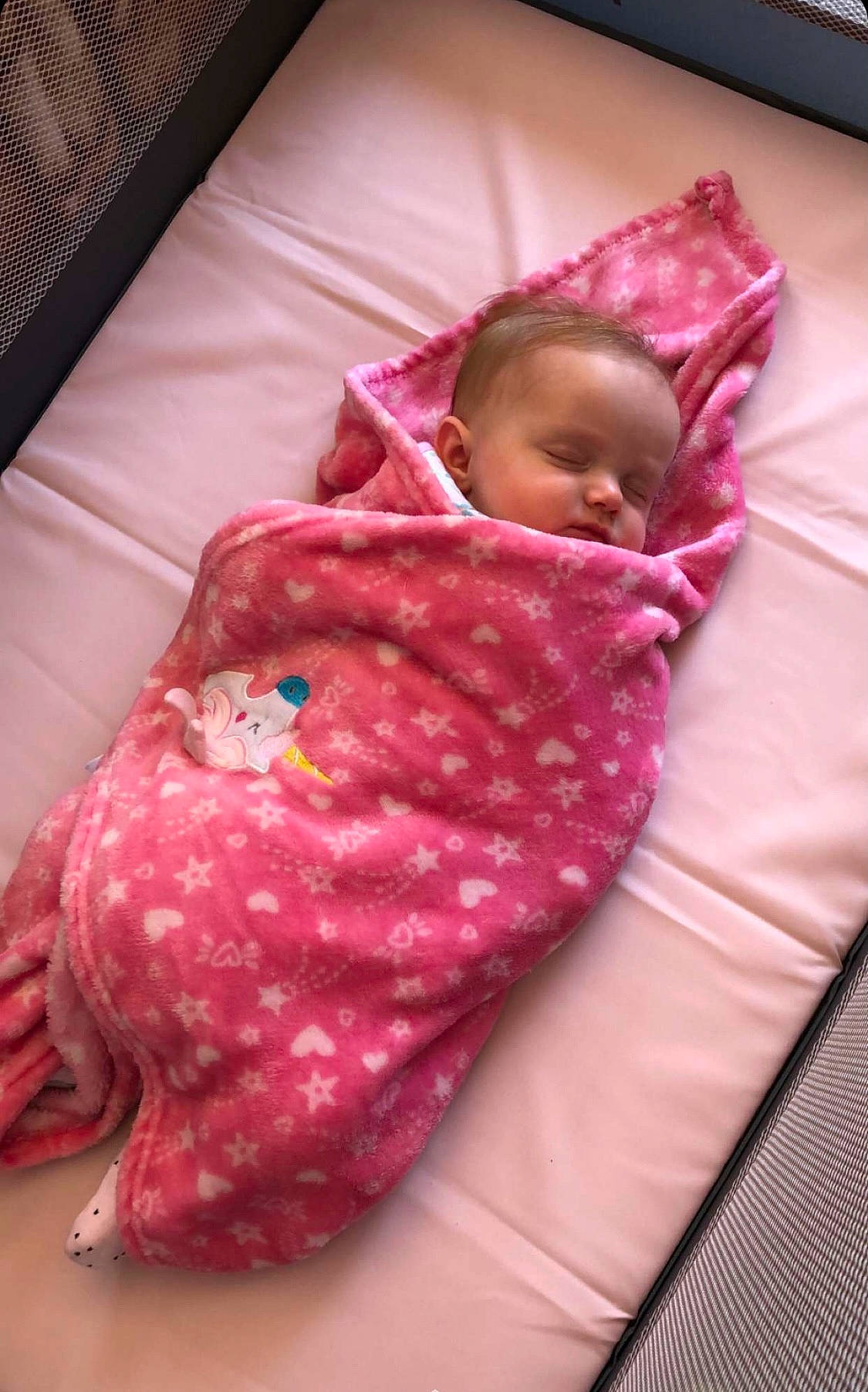 Daphne joined the competition — help win amazing prizes! baby, baby_products, baby_sleeping, baby_toddler_clothing, bedding, bedtime, carmine, cheek, child, comfort, linens, magenta, nap, pattern, person, pink, purple, room, sleeve, textile