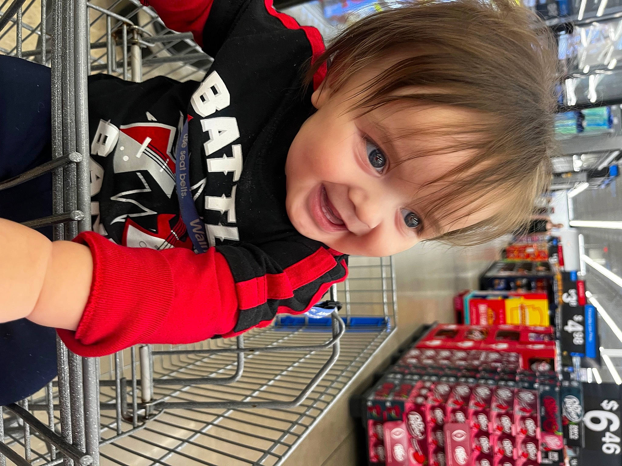 Jaxson joined the competition — help win amazing prizes! carmine, chair, child, engineering, event, flooring, fun, happy, joy, leisure, machine, pattern, person, product, recreation, retail, smile, t_shirt, toddler