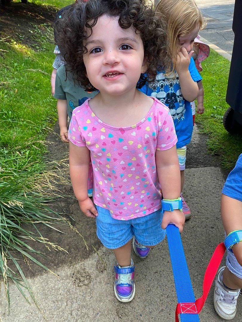 Courtney joined the competition — help win amazing prizes! baby_toddler_clothing, child, community, event, fun, grass, hair, happy, joy, leisure, magenta, person, pink, plant, recreation, shorts, smile, spring, summer, t_shirt