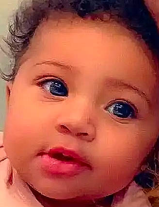 Elaya is registered to the contest to win money with this photo: baby, beauty, black_hair, cheek, child, chin, close_up, ear, eyebrow, eyelash, face, forehead, iris, jaw, lip, mouth, neck, nose, person, skin