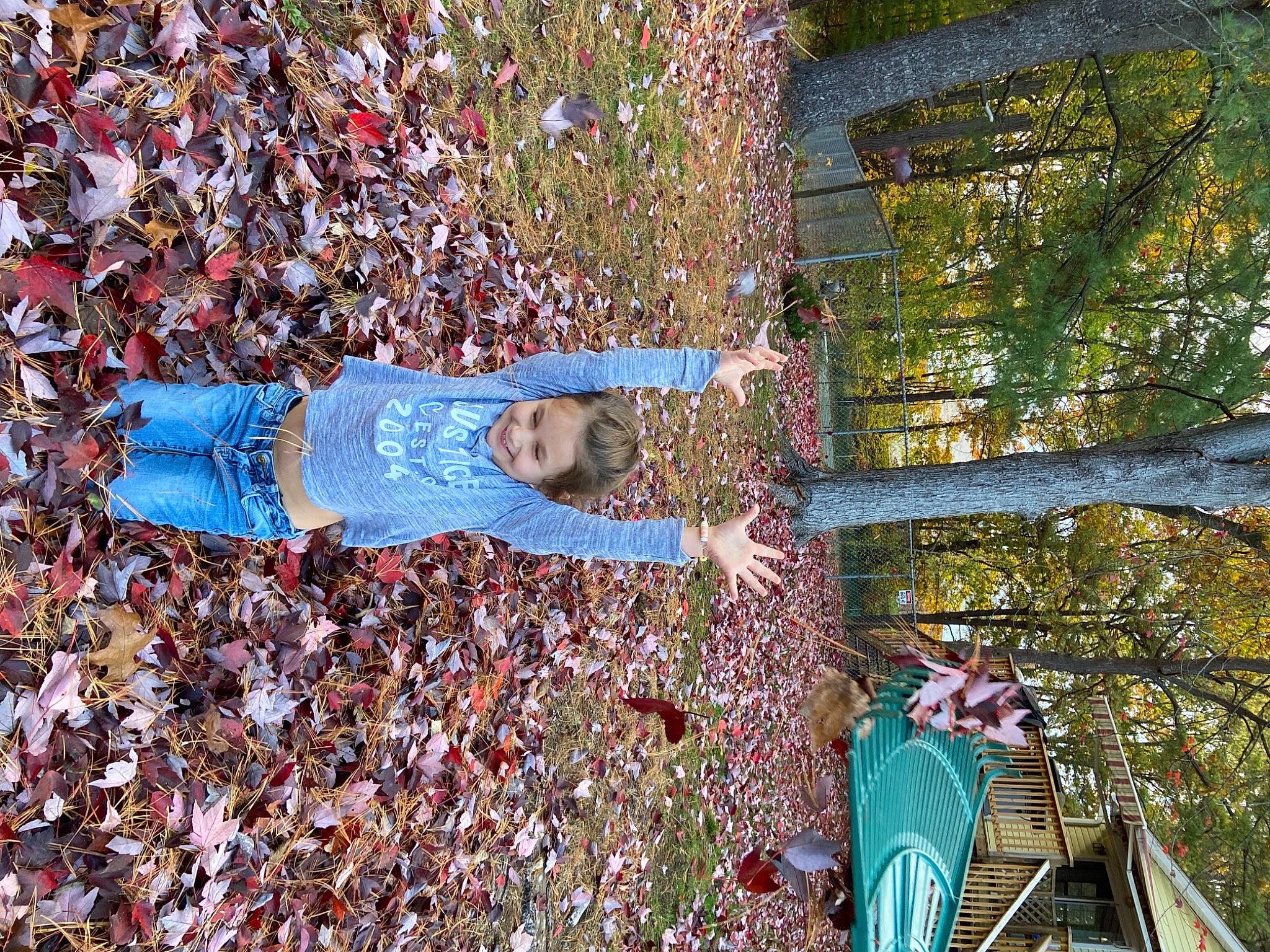 Natalie joined the competition — help win amazing prizes! denim, joy, leaf, people_in_nature, person, spring, walking_shoe