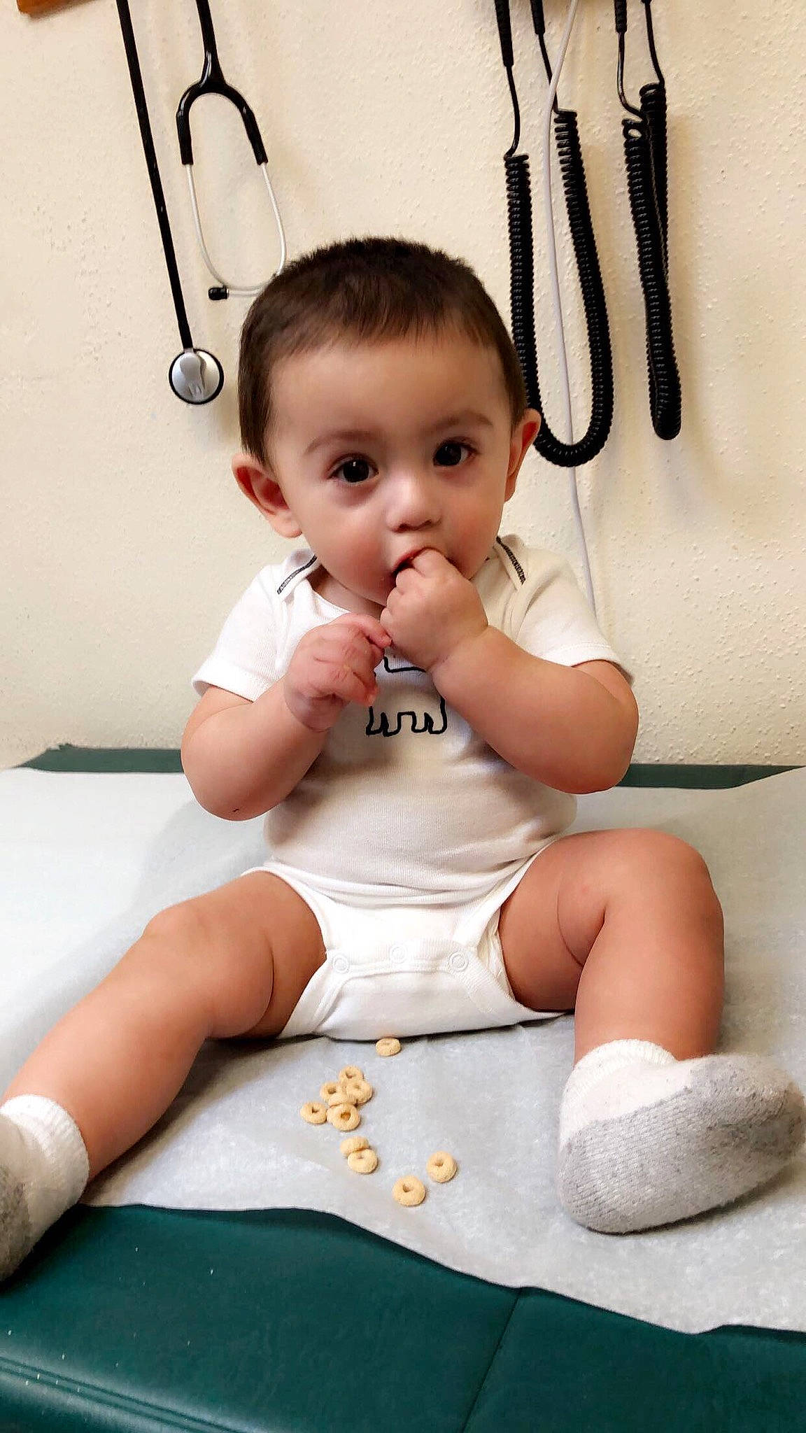 Osman joined the competition — help win amazing prizes! arm, baby, beauty, cheek, child, hand, leg, medical_equipment, nose, person, play, sitting, skin, smile, stethoscope, surprise, thigh, toddler