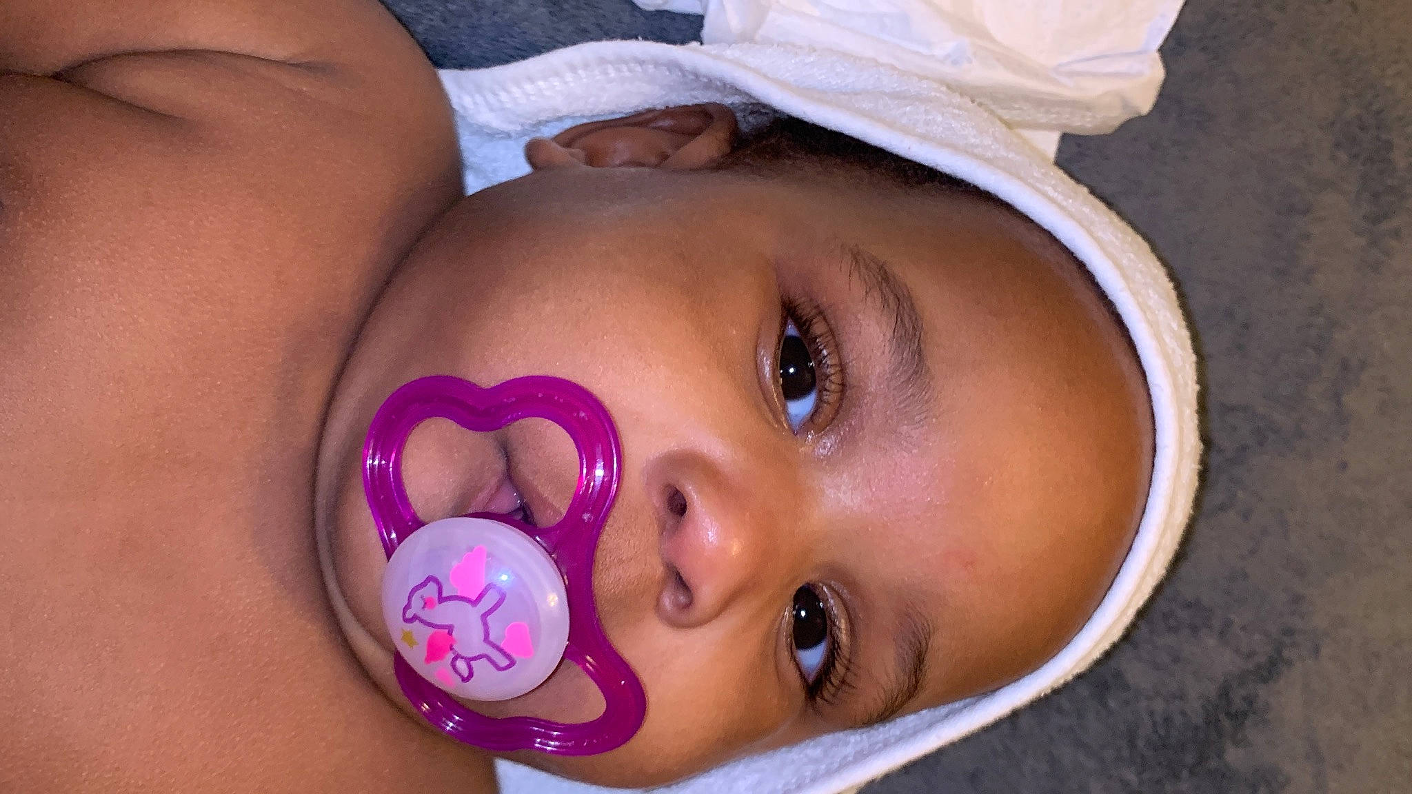 Avah Amore joined the competition — help win amazing prizes! baby, black_hair, cheek, chin, ear, eye, eyebrow, eyelash, finger, happy, headwear, human_body, iris, lip, mouth, neck, nose, organ, person, pink