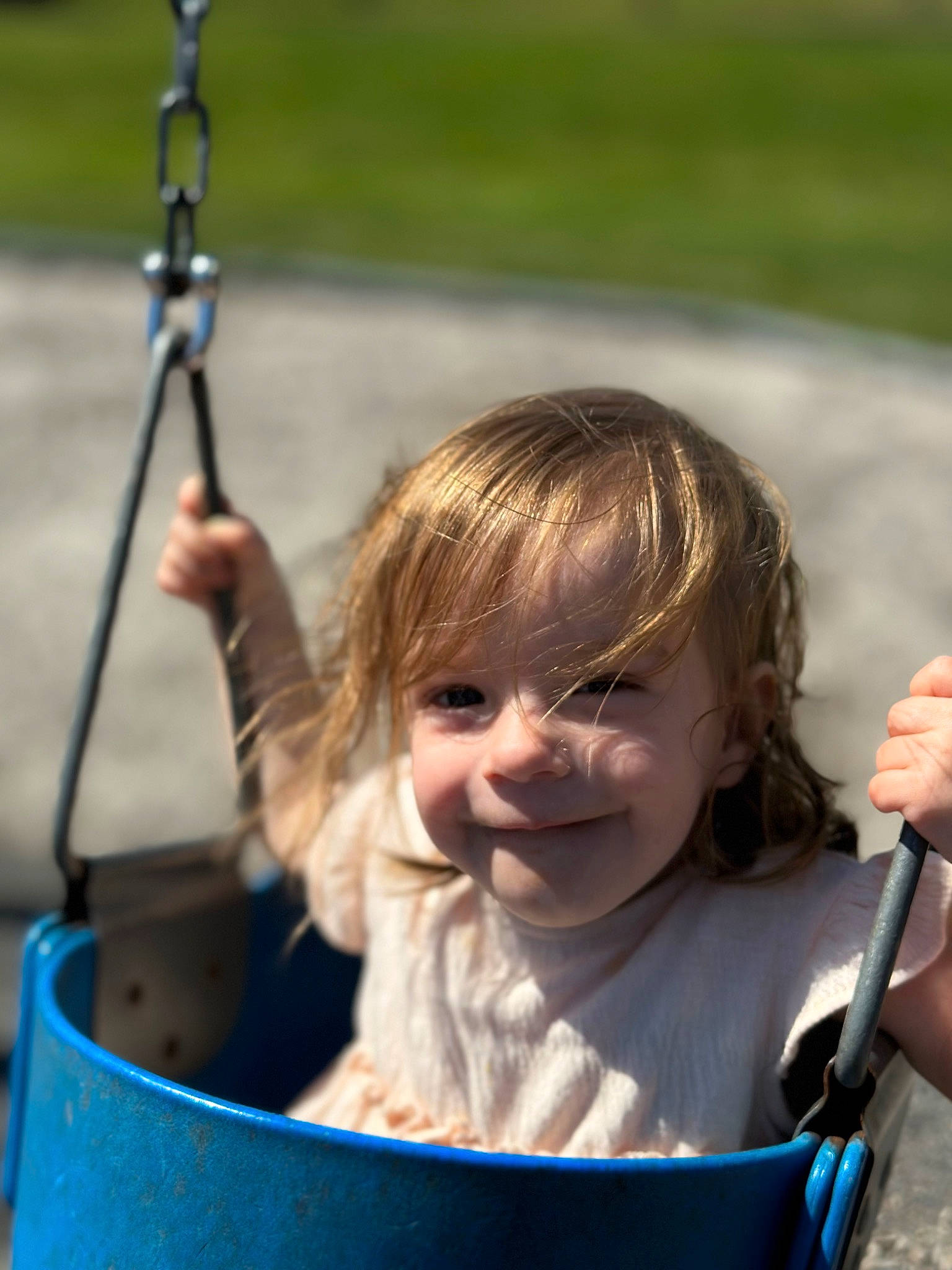 Brinleigh joined the competition — help win amazing prizes! arm, cheek, eye, face, facial_expression, fun, grass, hair, hairstyle, hand, happy, head, human, leisure, organ, person, photograph, skin, smile, summer