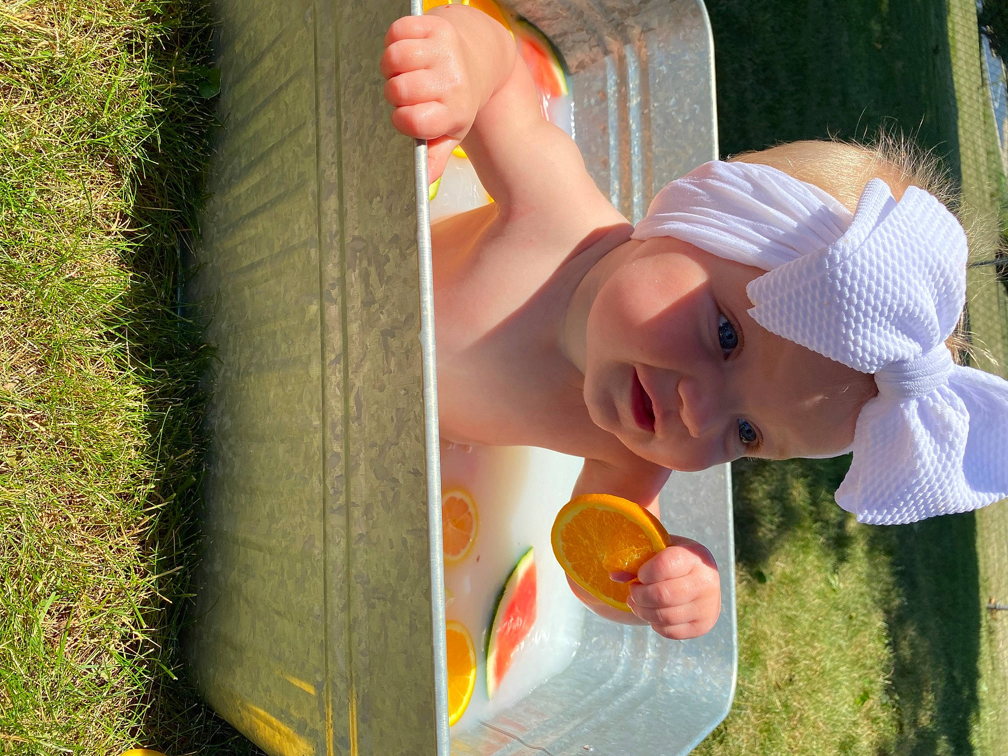 Elsie joined the competition — help win amazing prizes! beauty, blond, child, ear, grass, hand, headwear, lip, neck, nose, person, photography, plant, summer, tree, yellow