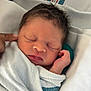 Kaida joined the competition — help win amazing prizes! newborn, baby, sleeping, wrapped, blanket, hospital, infant, face, hand, peaceful, closeup, skin, person, soft, bed, comfort, cute, portrait, cuddle, rest