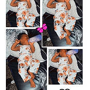 Miracle joined the competition — help win amazing prizes! baby, toddler, bottle, drinking, floral_outfit, sleeping, couch, blanket, black_hair, butterfly, heart, collage, indoor, cute, child, resting, patterned_clothing, multiple_images, relaxing, portrait