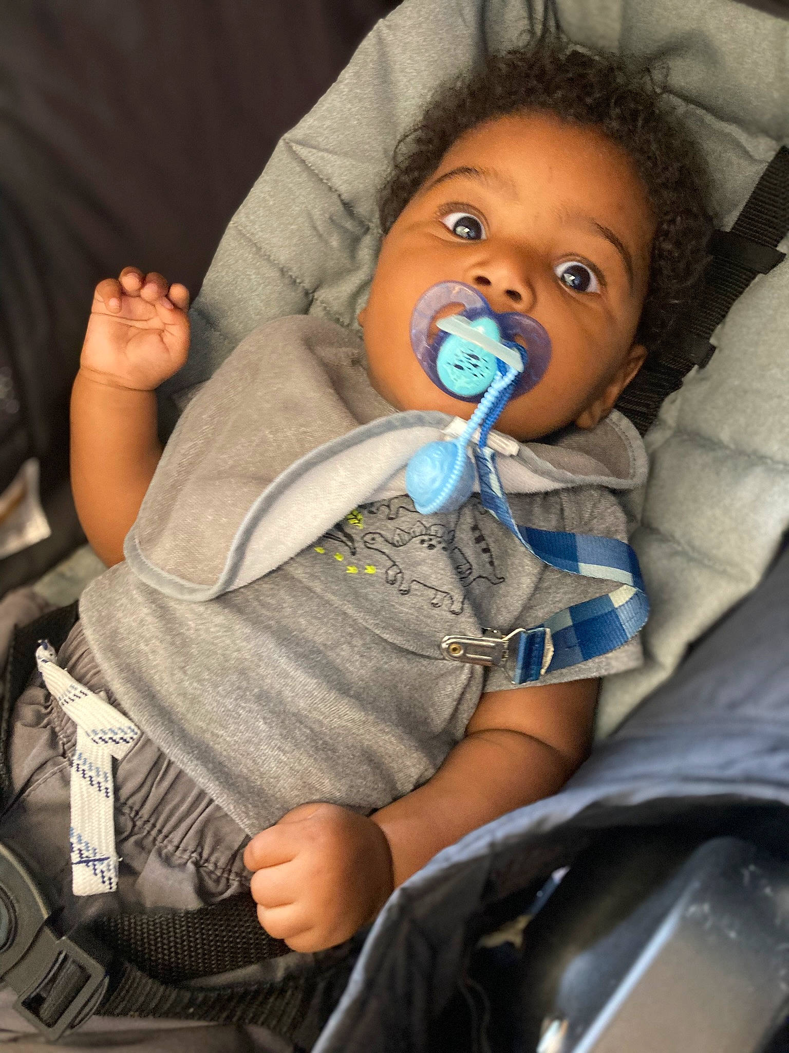 Michael joined the competition — help win amazing prizes! baby, baby_carriage, baby_products, baby_toddler_clothing, cheek, child, chin, comfort, cool, finger, flash_photography, fun, happy, head, iris, mouth, nose, person, sitting, skin