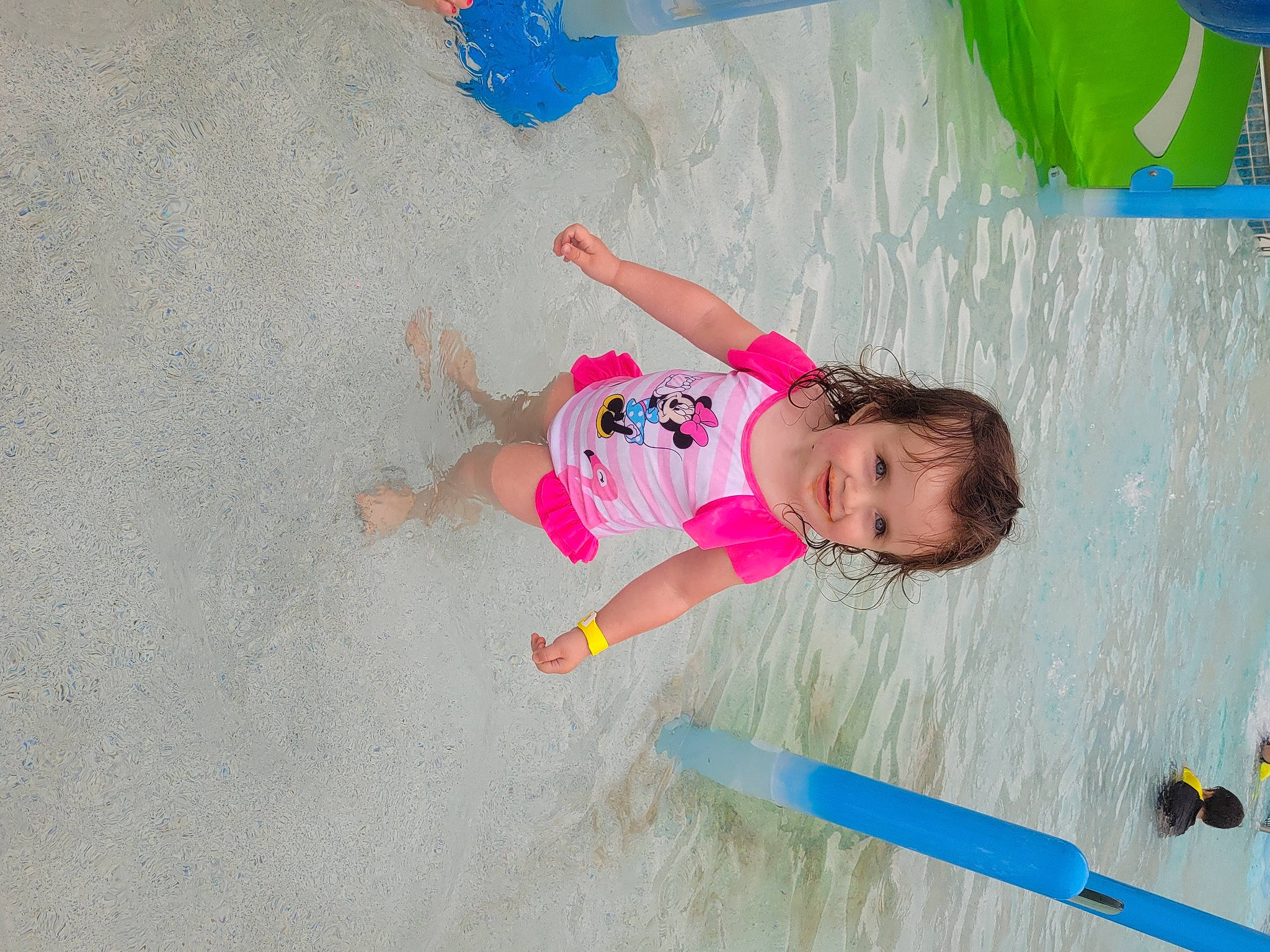Maci joined the competition — help win amazing prizes! art, baby_toddler_clothing, beach, blue, body_of_water, child, fun, happy, joy, leisure, paint, person, play, recreation, sand, smile, toddler, vacation, water