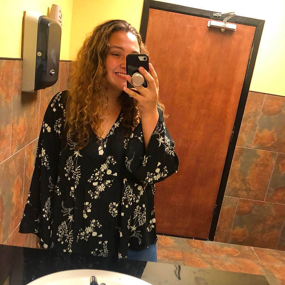 Alissa joined the competition — help win amazing prizes! interior_design, joy, long_hair, mirror, neck, person, photography, room, selfie, singer