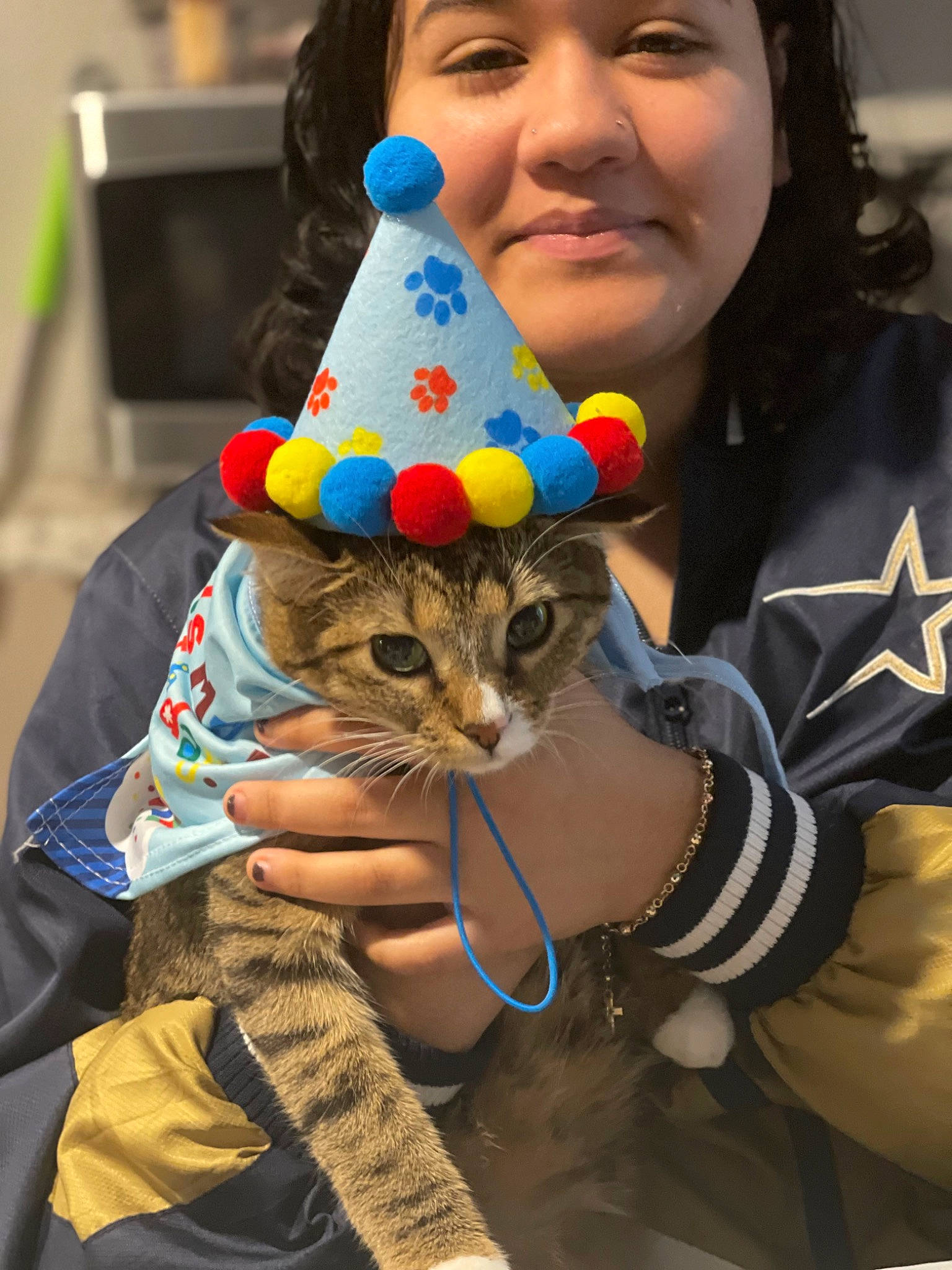 Buggy joined the competition — help win amazing prizes! carnivore, cat, child, cone, costume, domestic_short_haired_cat, event, fashion_accessory, felidae, fun, fur, mammal, party_hat, party_supply, recreation, small_to_medium_sized_cats, textile, vertebrate, whiskers