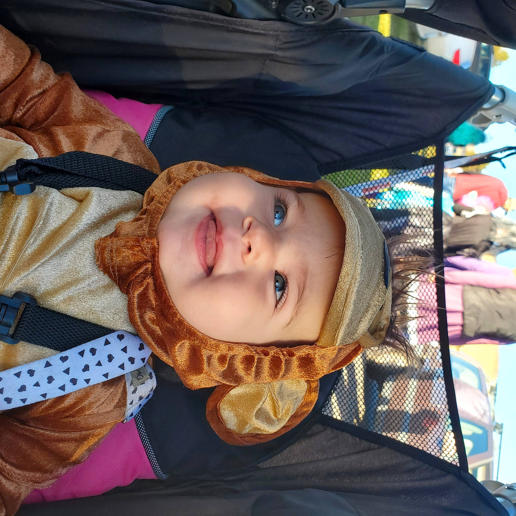 Addisyn is registered to the contest to win money with this photo: baby, baby_products, baby_toddler_clothing, cheek, child, headwear, iris, person, textile, toddler