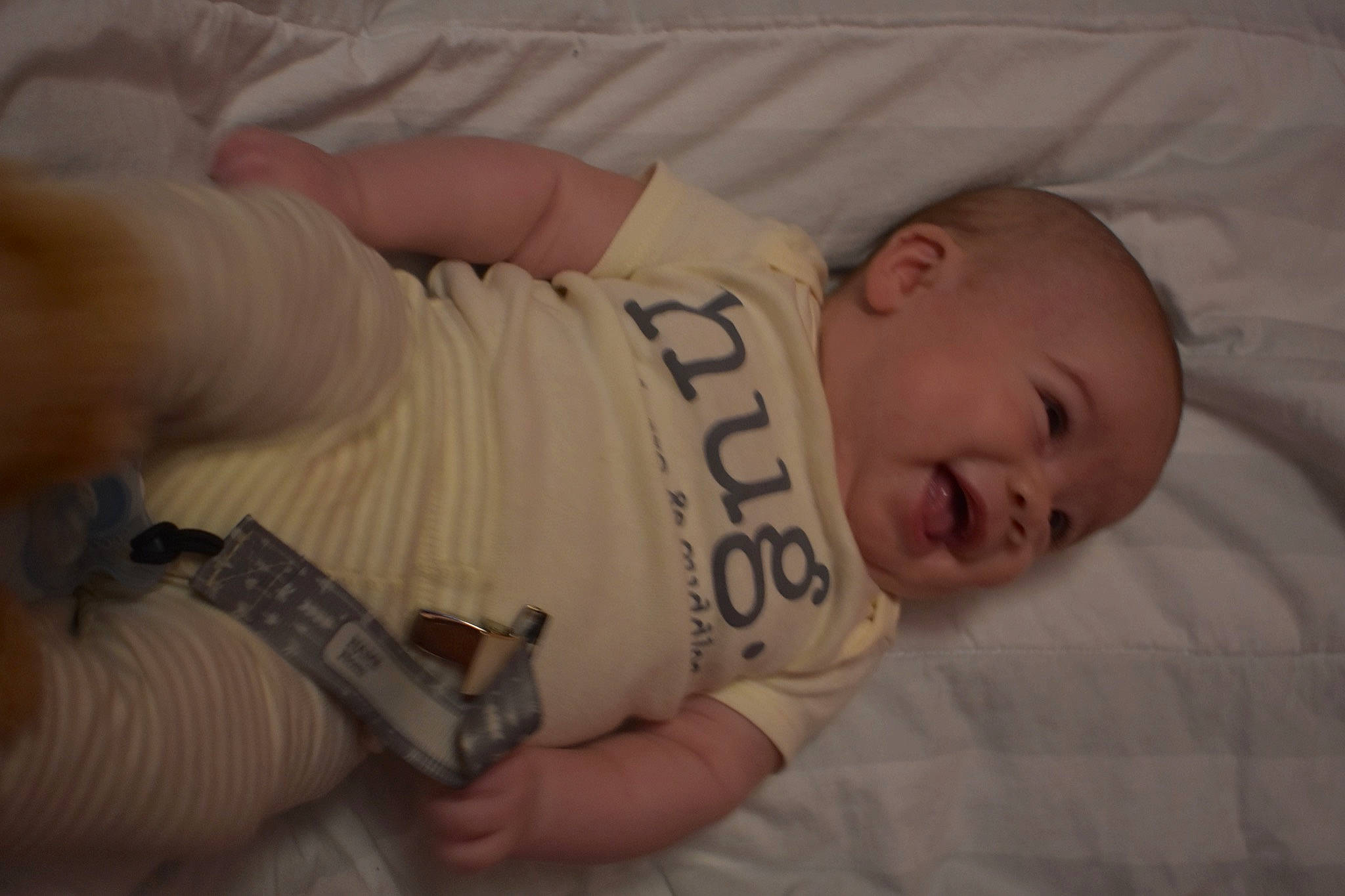 Braylynn joined the competition — help win amazing prizes! baby, baby_products, baby_toddler_clothing, cheek, child, chin, comfort, eye, eyebrow, face, finger, head, human_body, linens, mouth, nose, person, skin, sleeve, smile