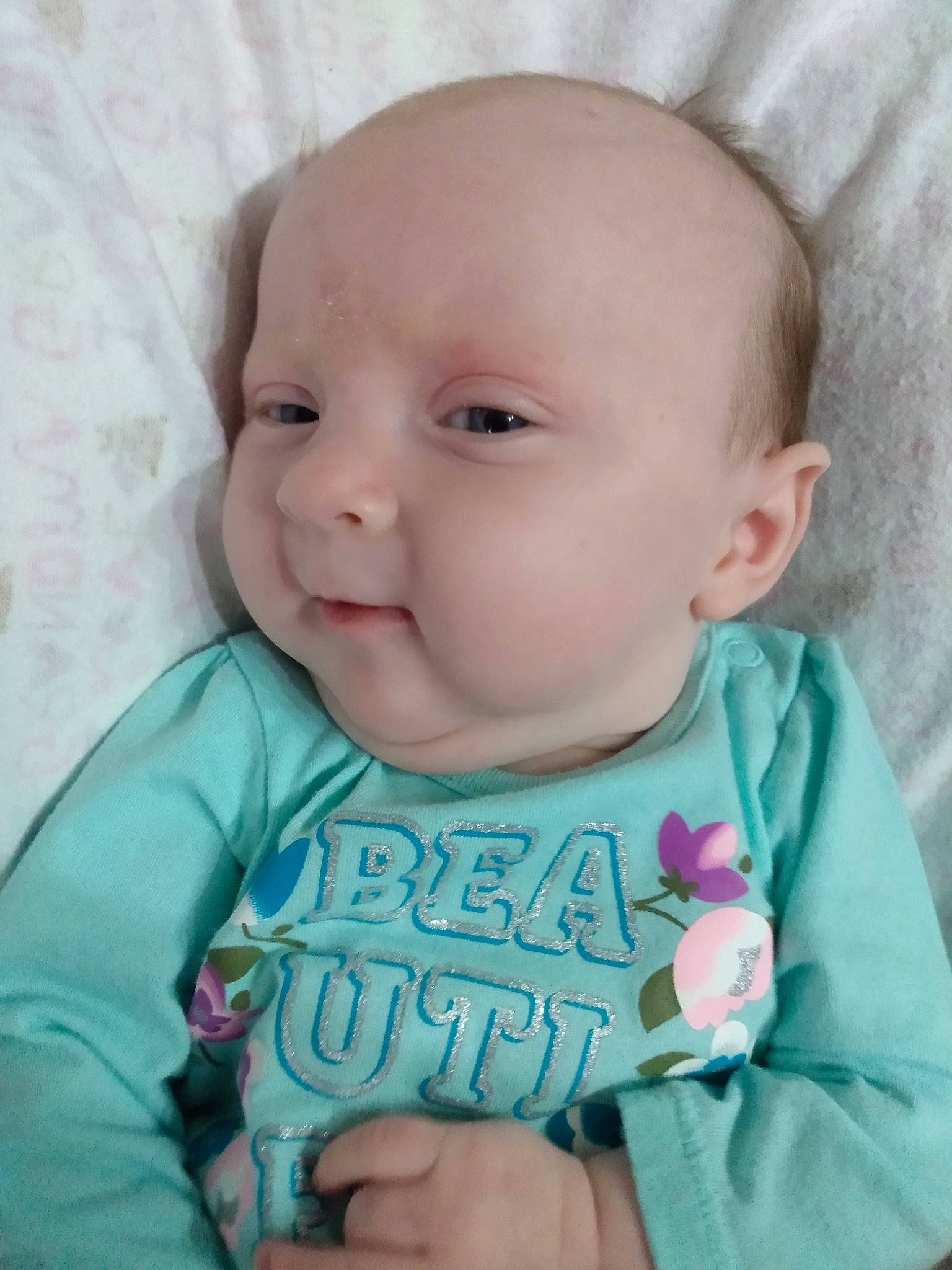 Mary joined the competition — help win amazing prizes! baby, baby_making_funny_faces, baby_products, baby_toddler_clothing, cheek, child, eye, face, forehead, head, iris, lip, mouth, nose, person, product, skin, smile, toddler