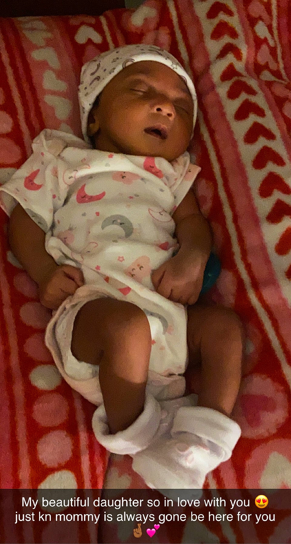 Dashonna is registered to the contest to win money with this photo: abdomen, baby, baby_products, baby_safety, baby_sleeping, baby_toddler_clothing, bedding, bedtime, carmine, cheek, chest, child, comfort, linens, person, sleeve, stomach, textile, thumb, toddler