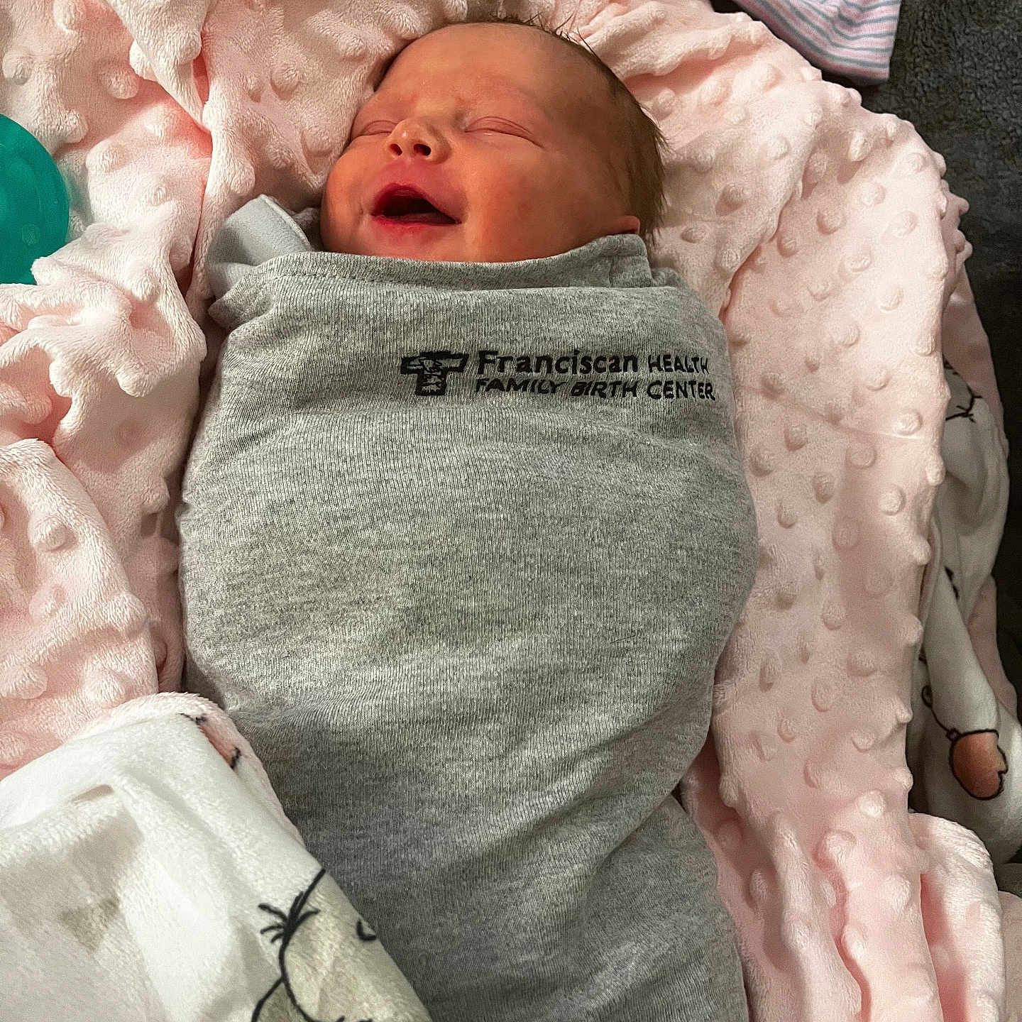 Sadie is registered to the contest to win money with this photo: architecture, baby, bed, blanket, building, crib, face, furniture, head, hospital, infantbed, newborn, person, photography, portrait, quilt, skin, sleeping, tattoo, yawning