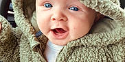 Colsen joined the competition — help win amazing prizes! baby, blue_eyes, car_interior, child, closeup, cute, expression, face, fuzzy_clothing, hand, holding, hoodie, infant, jacket, person, portrait, ring, seat, smiling, warm_clothing