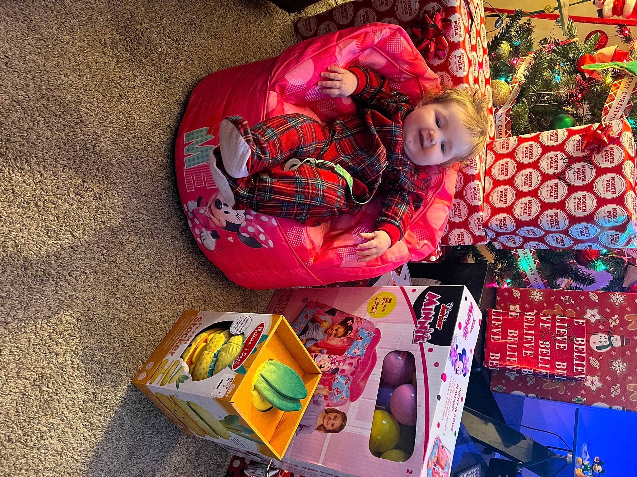 Paisleigh joined the competition — help win amazing prizes! art, baby_products, bag, baggage, box, carmine, child, event, fashion_accessory, holiday, joy, linens, luggage_and_bags, pattern, person, present, room, toddler, trunk, visual_arts