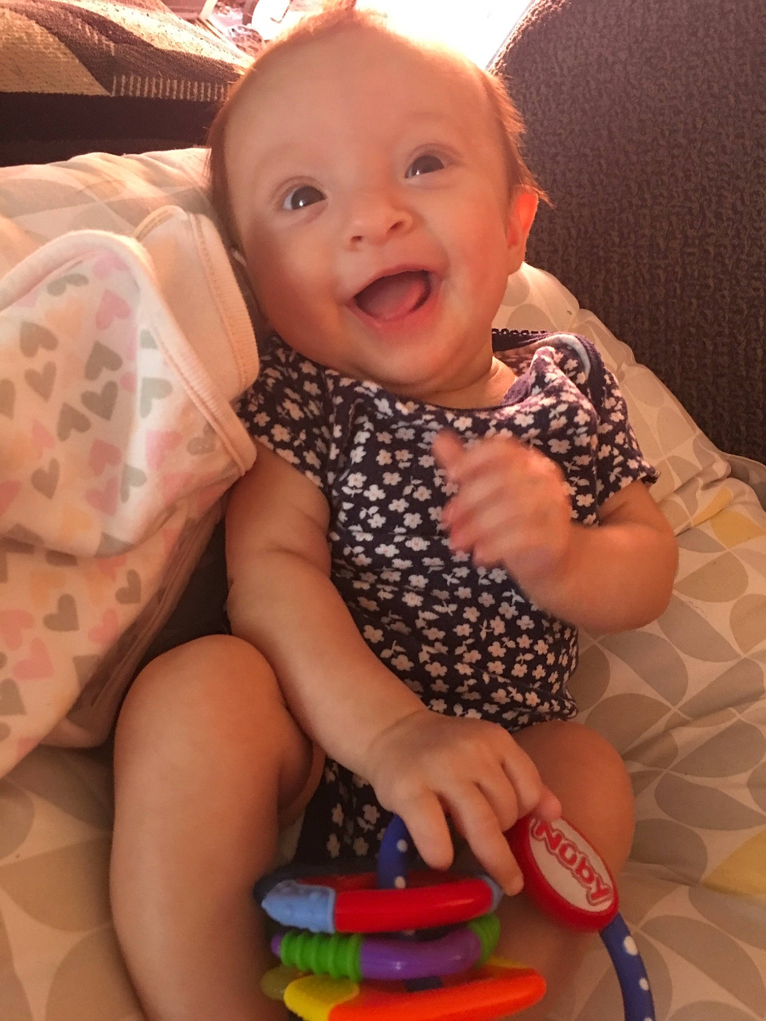 Kassandra joined the competition — help win amazing prizes! baby, cheek, child, ear, eye, face, finger, head, leg, lip, mouth, nail, neck, nose, person, play, product, sitting, skin, thigh