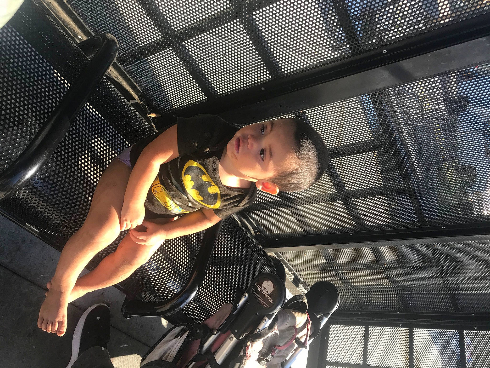 Cory James joined the competition — help win amazing prizes! baby_carriage, baby_products, entertainment, event, flash_photography, fun, human_leg, leisure, mesh, metal, music, net, pattern, performance, performing_arts, person, public_event, sandal, thigh, toddler