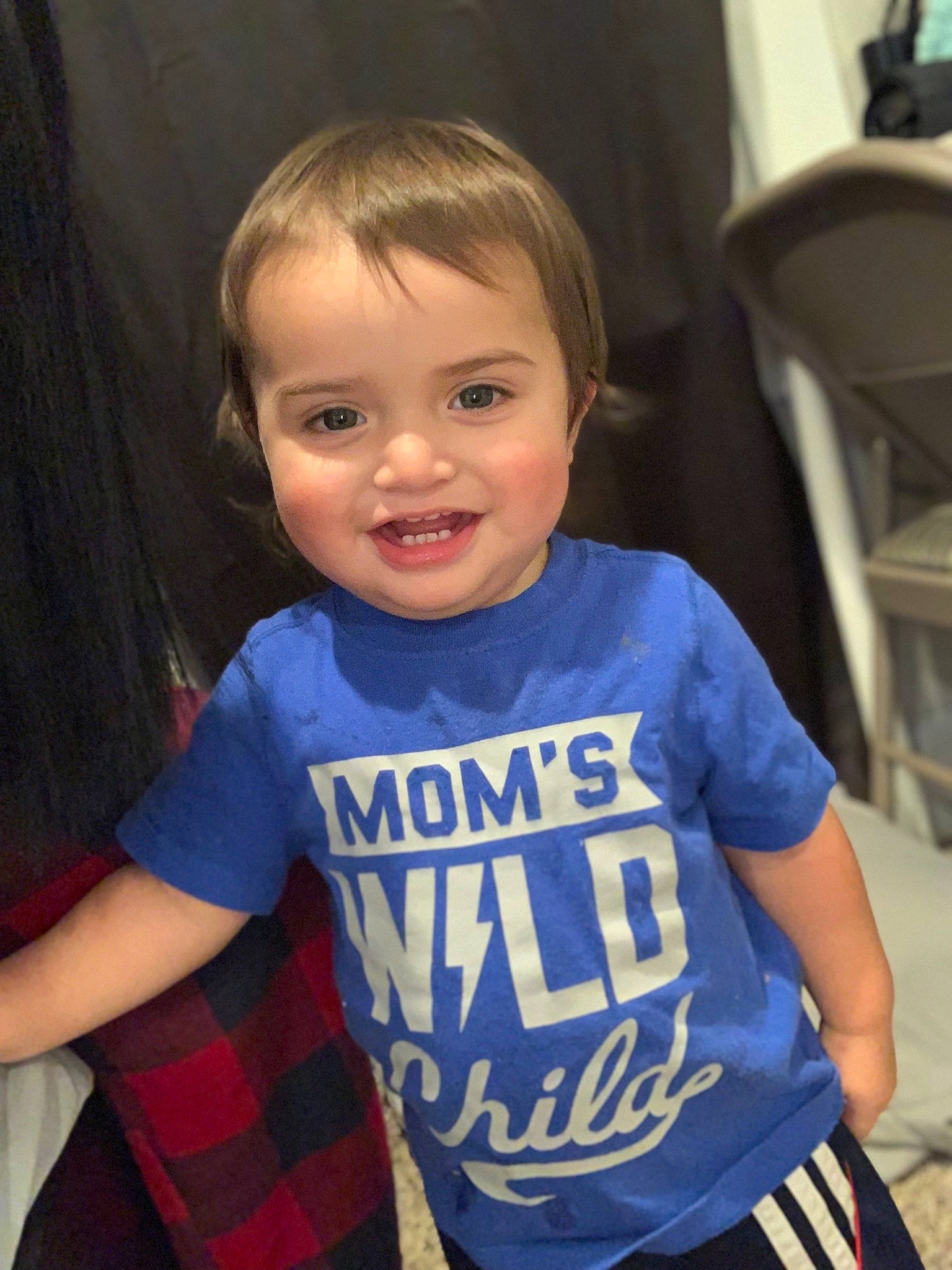 Ezekiel is registered to the contest to win money with this photo: arm, boy, cheek, child, cool, day, facial_expression, girl, hair, hairstyle, joy, organ, person, product, smile, toddler