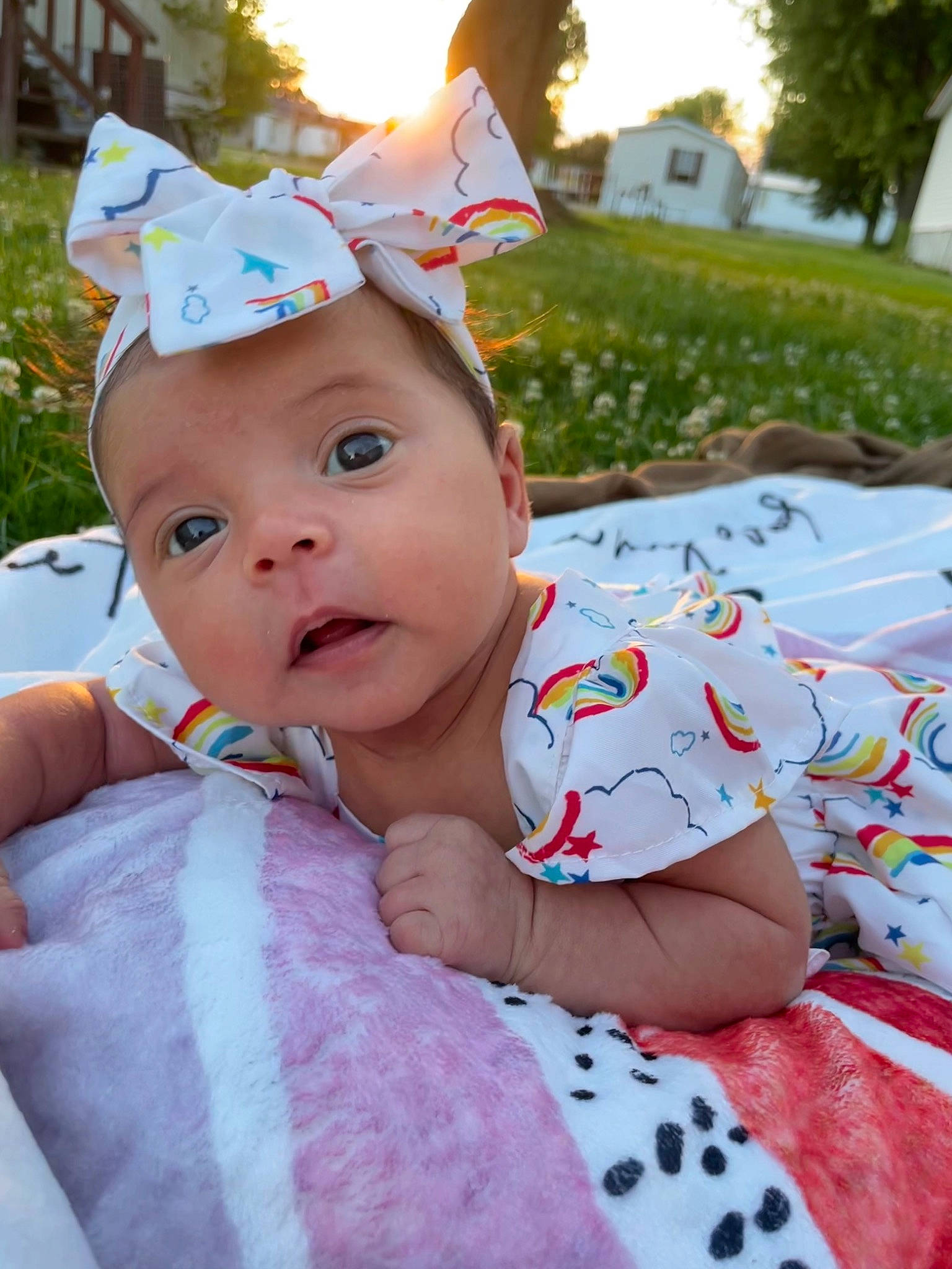 Charleigh is registered to the contest to win money with this photo: baby, baby_toddler_clothing, cap, child, costume_hat, fashion_accessory, fun, grass, happy, hat, headband, headpiece, leisure, magenta, pattern, person, pink, plant, skin, toddler