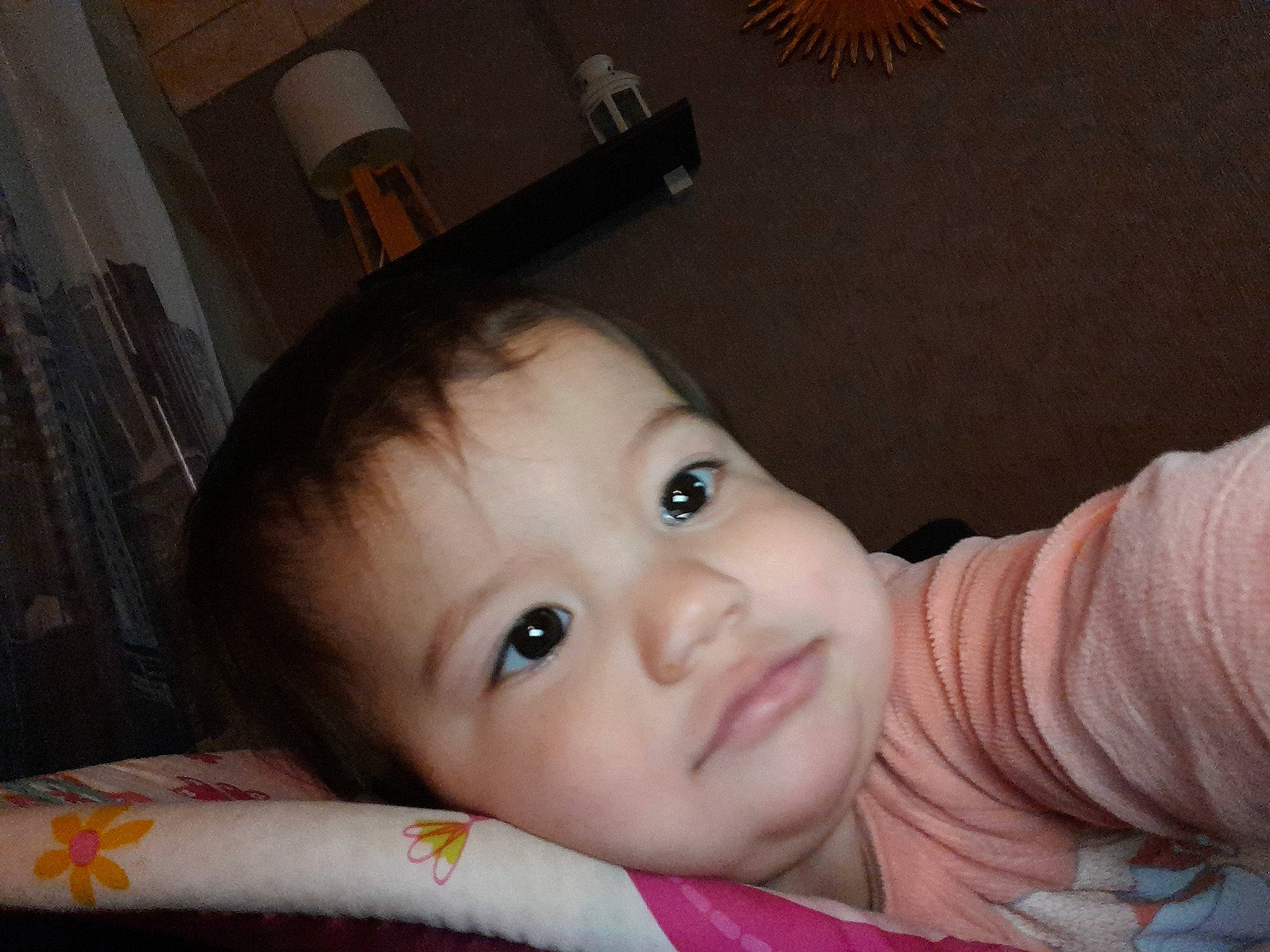 Sofya a rejoint le concours — aidez-le/la à gagner de superbes lots ! baby, baby_toddler_clothing, cheek, child, chin, ear, eye, eyebrow, eyelash, finger, forehead, happy, human_body, iris, lip, mouth, nose, person, skin, thumb