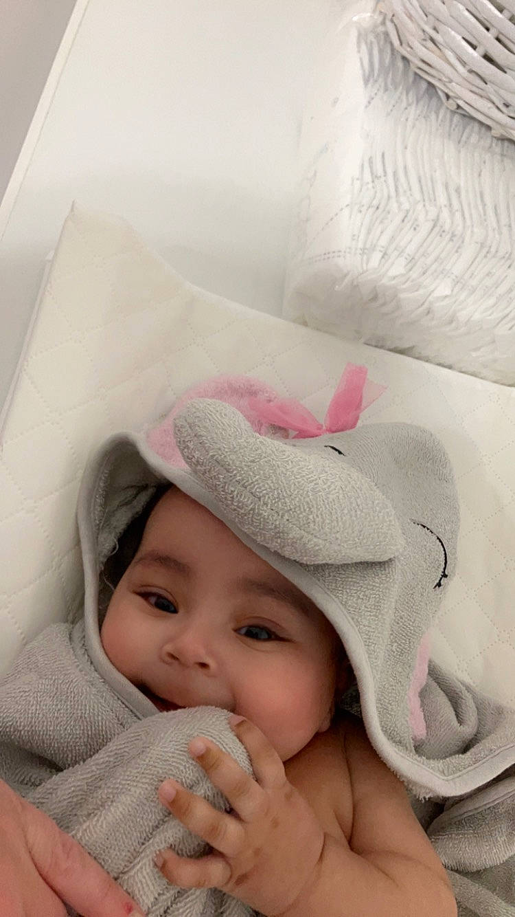 Jurnee joined the competition — help win amazing prizes! baby, baby_products, baby_safety, baby_sleeping, baby_toddler_clothing, bonnet, cap, cheek, child, comfort, fashion_accessory, gesture, happy, headwear, linens, person, portrait_photography, room, skin, smile