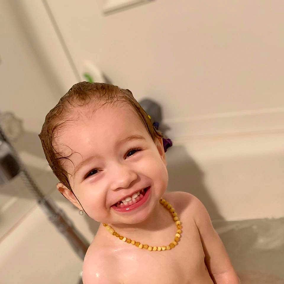 Kyleigh is registered to the contest to win money with this photo: baby_bathing, bathing, bathroom, cheek, chest, ear, eyebrow, eyelash, happy, jaw, joy, lip, mouth, neck, nose, person, plumbing, plumbing_fixture, skin, smile
