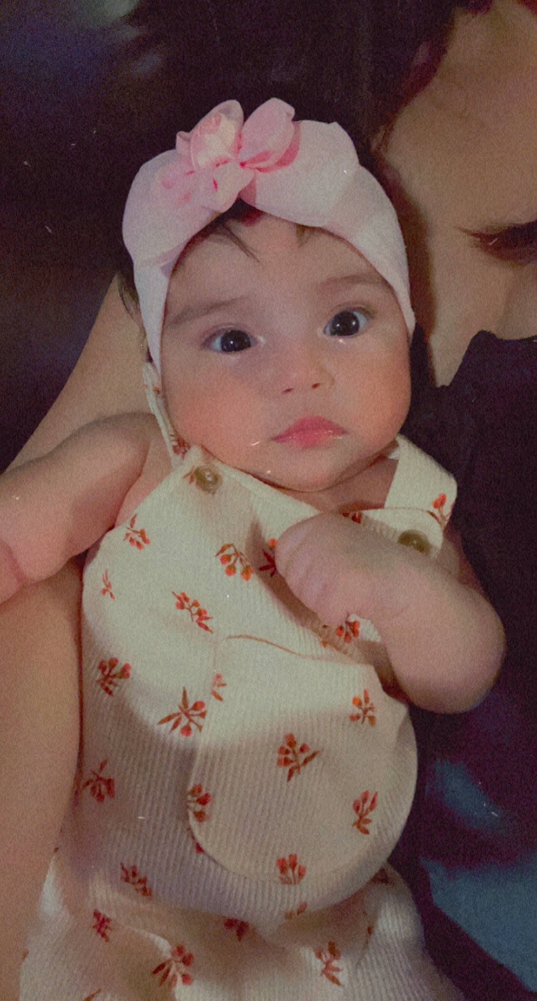 Nayeli joined the competition — help win amazing prizes! baby, baby_toddler_clothing, cap, cheek, dress, eyelash, happy, hat, headgear, headwear, helmet, iris, lip, neck, nose, person, petal, pink, skin, sleeve