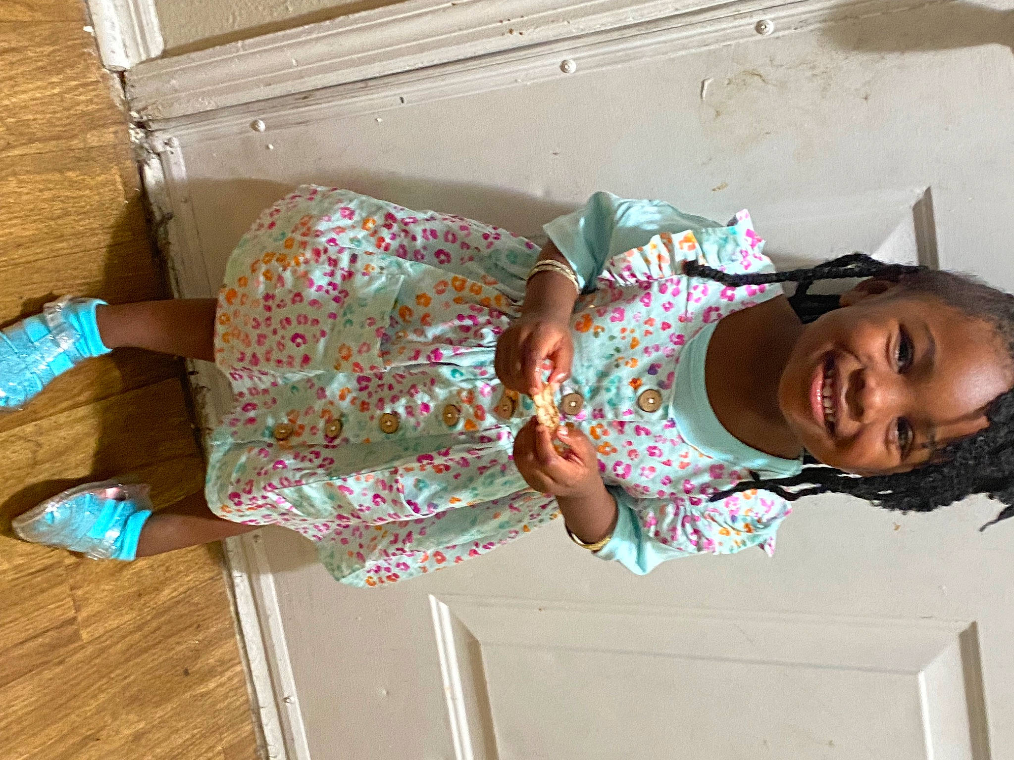 Aviana joined the competition — help win amazing prizes! child, dress, flooring, fun, happy, joy, leisure, magenta, mammal, pattern, person, pink, room, smile, sunglasses, textile, toddler, vacation, window, wood