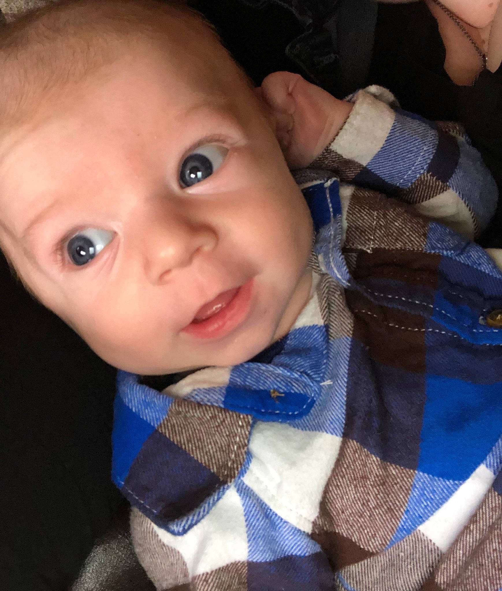 Wylie is registered to the contest to win money with this photo: baby, cheek, child, chin, eye, eyebrow, face, forehead, head, lip, mouth, nose, person, skin, smile, toddler