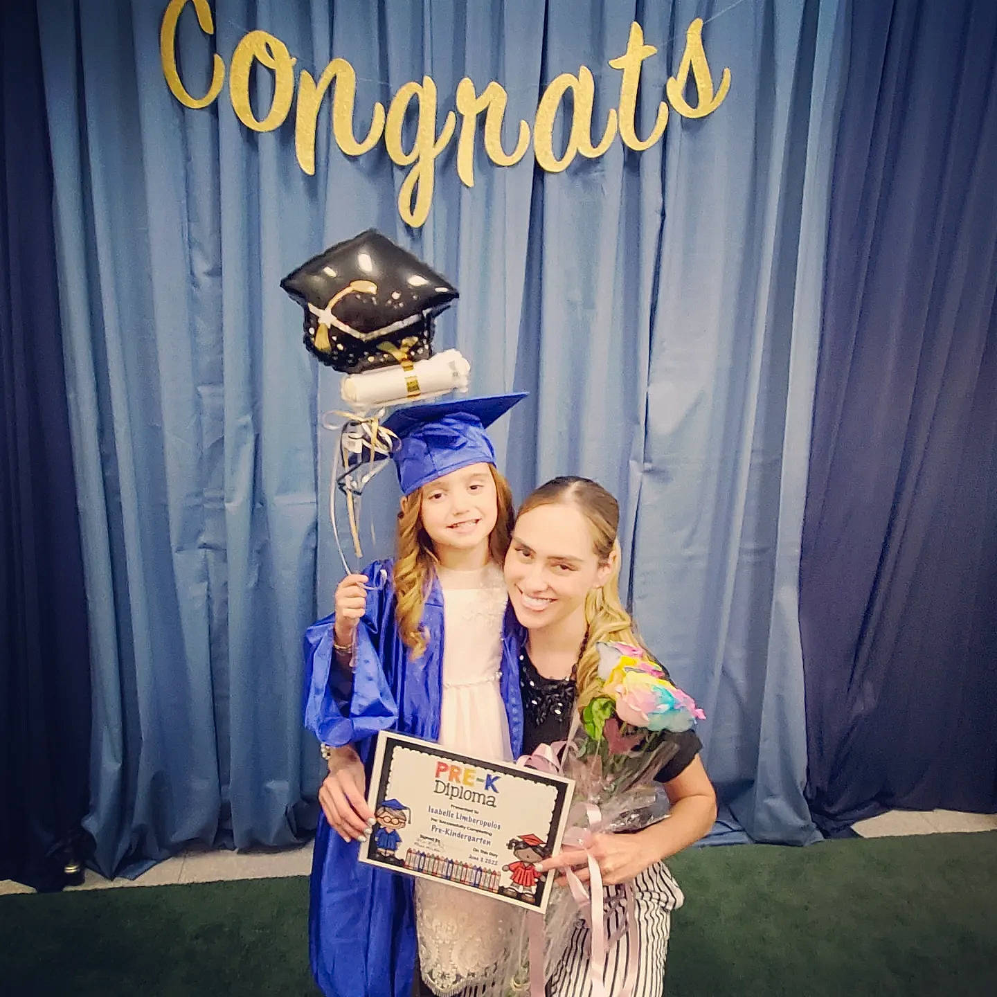 Isabelle joined the competition — help win amazing prizes! academic_certificate, academic_dress, academic_institution, award_ceremony, curtain, electric_blue, entertainment, event, fun, gesture, graduation, happy, hat, headwear, joy, mortarboard, performance, person, phd, scholar