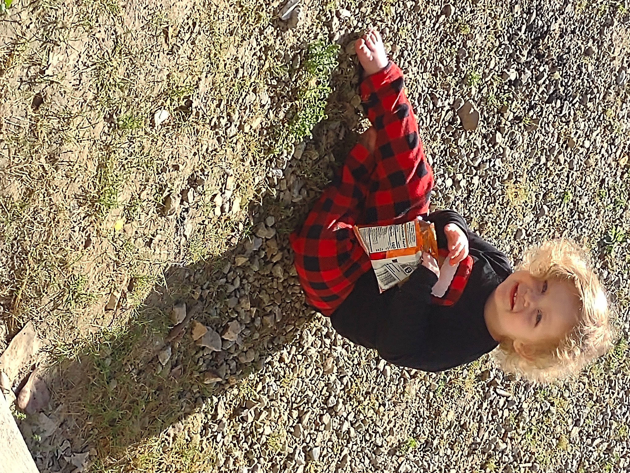 Hailie joined the competition — help win amazing prizes! asphalt, deciduous, flooring, grass, happy, headwear, human_leg, joy, leaf, leisure, pattern, people_in_nature, person, plaid, plant, road_surface, soil, tartan, tints_and_shades, toddler