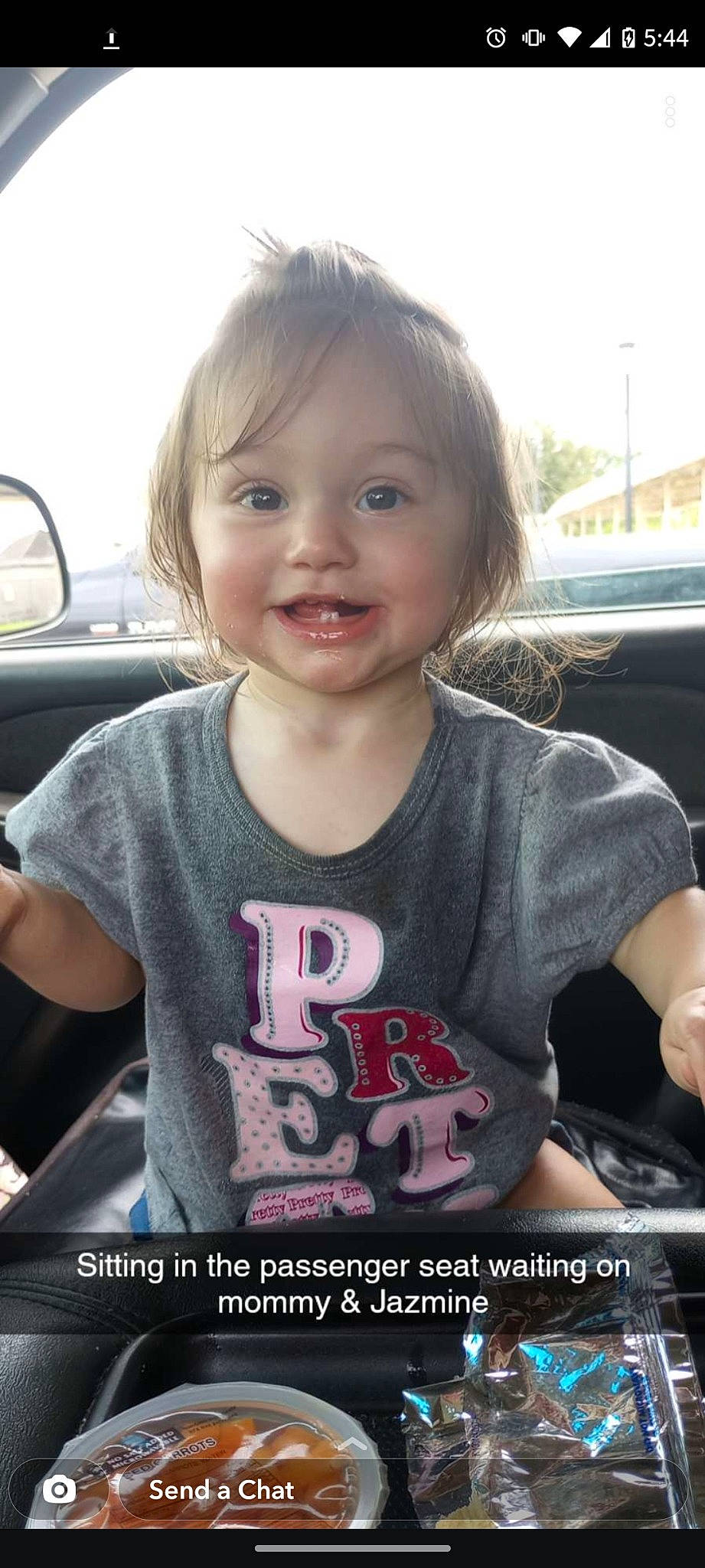 Valerie joined the competition — help win amazing prizes! arm, auto_part, automotive_exterior, car, cool, facial_expression, fun, hairstyle, happy, joy, lip, mirror, motor_vehicle, mouth, person, skin, sky, sleeve, smile, t_shirt