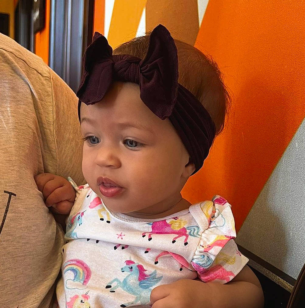 Iyla joined the competition — help win amazing prizes! baby, baby_toddler_clothing, cap, cheek, child, chin, costume_hat, ear, eyelash, face, fashion_accessory, fun, happy, hat, headwear, iris, lip, nose, person, skin