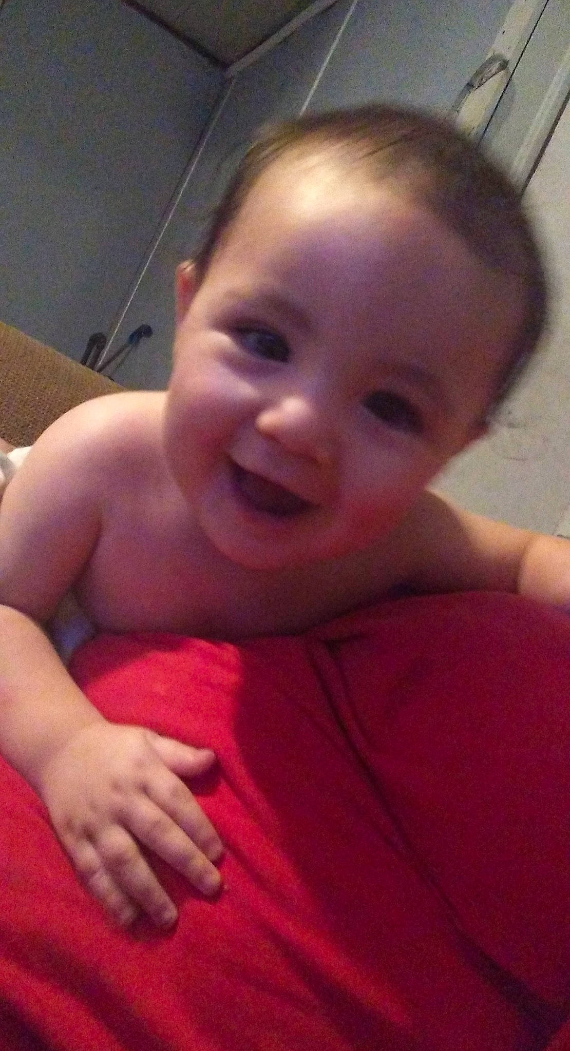 Basin is registered to the contest to win money with this photo: baby, cheek, chest, child, chin, ear, eye, eyebrow, face, facial_expression, forehead, head, lip, mouth, muscle, neck, nose, person, skin, smile